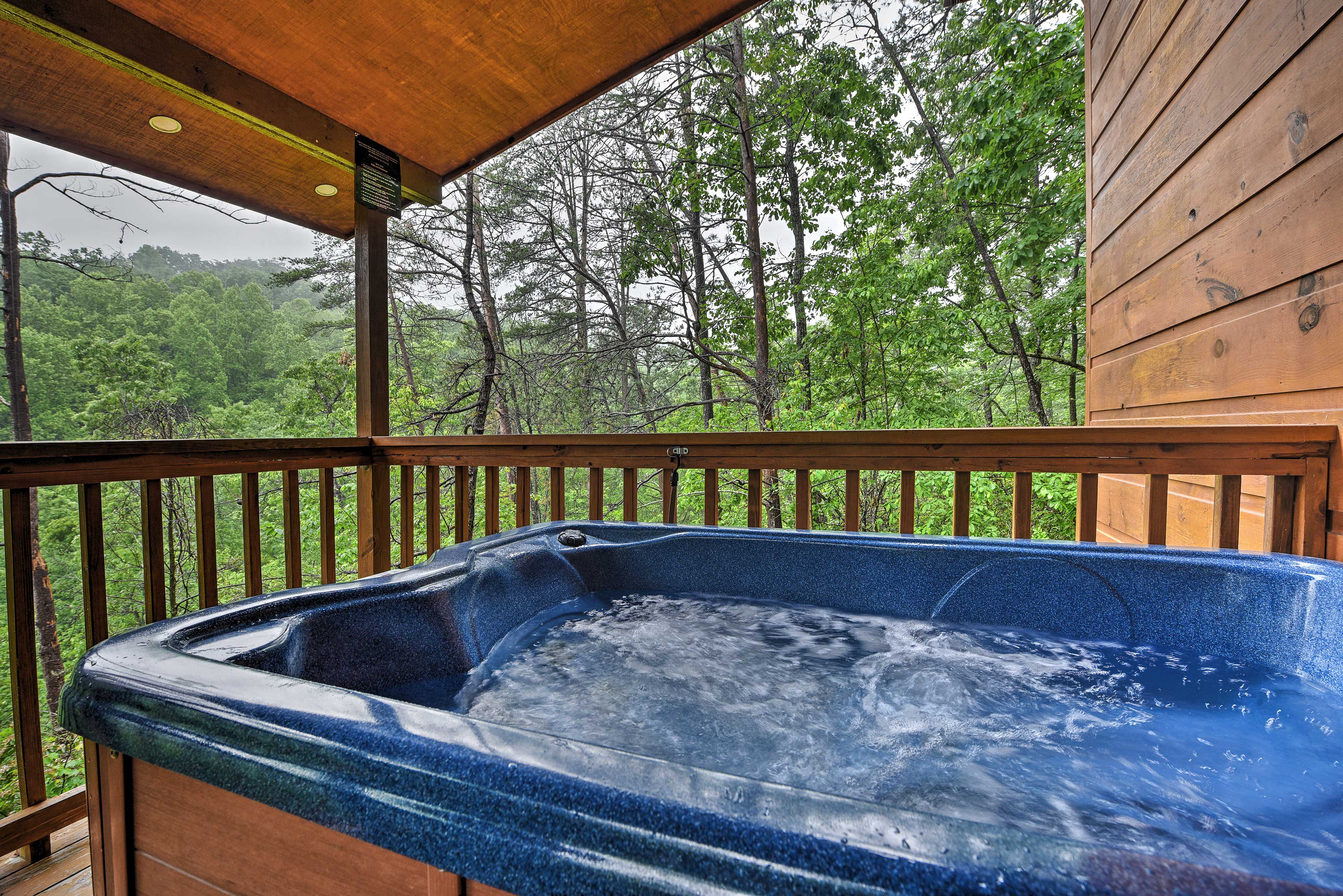 Private Back Deck | Hot Tub