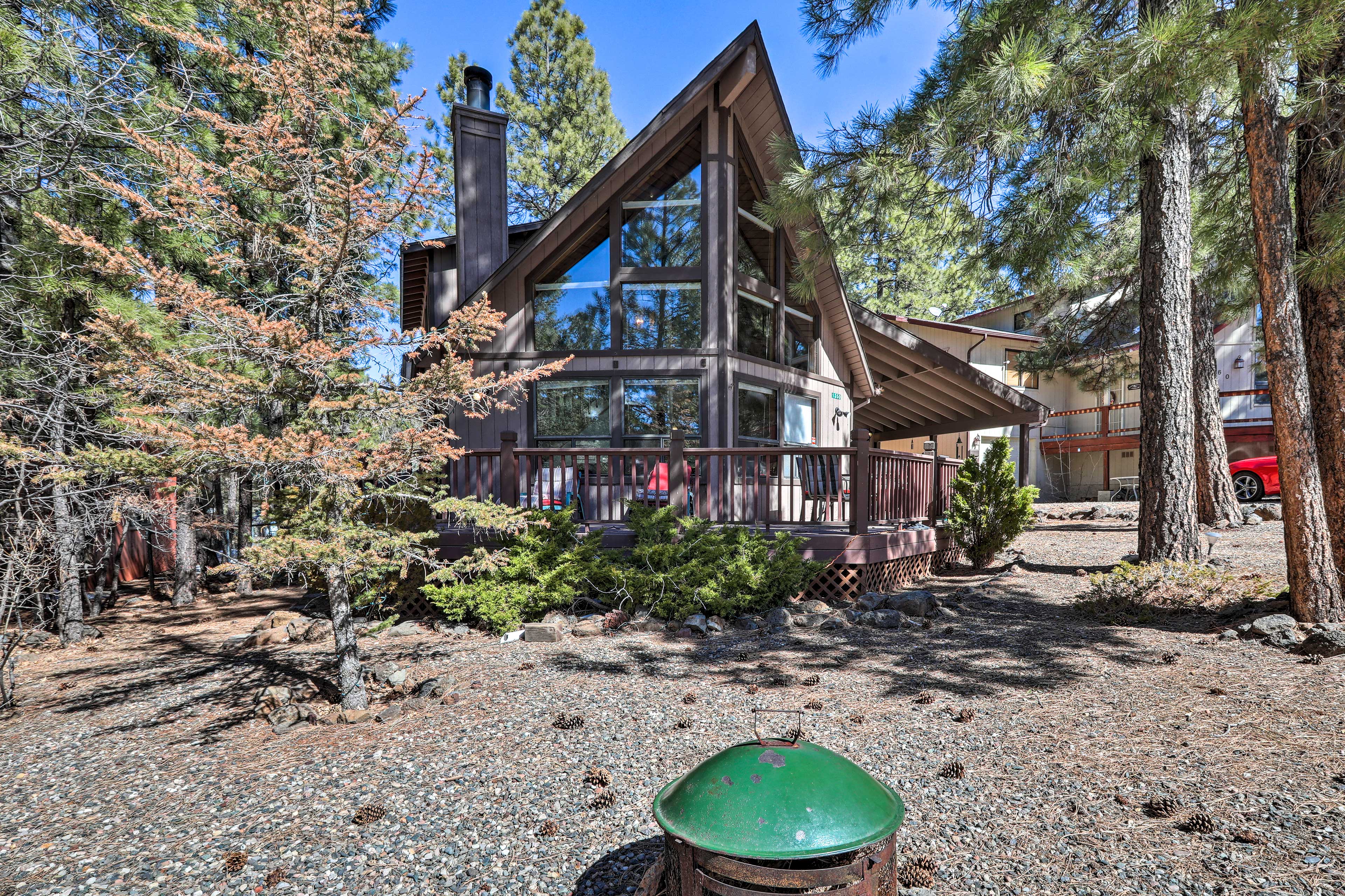 Exterior | Private Deck | Wood-Burning Fire Pit