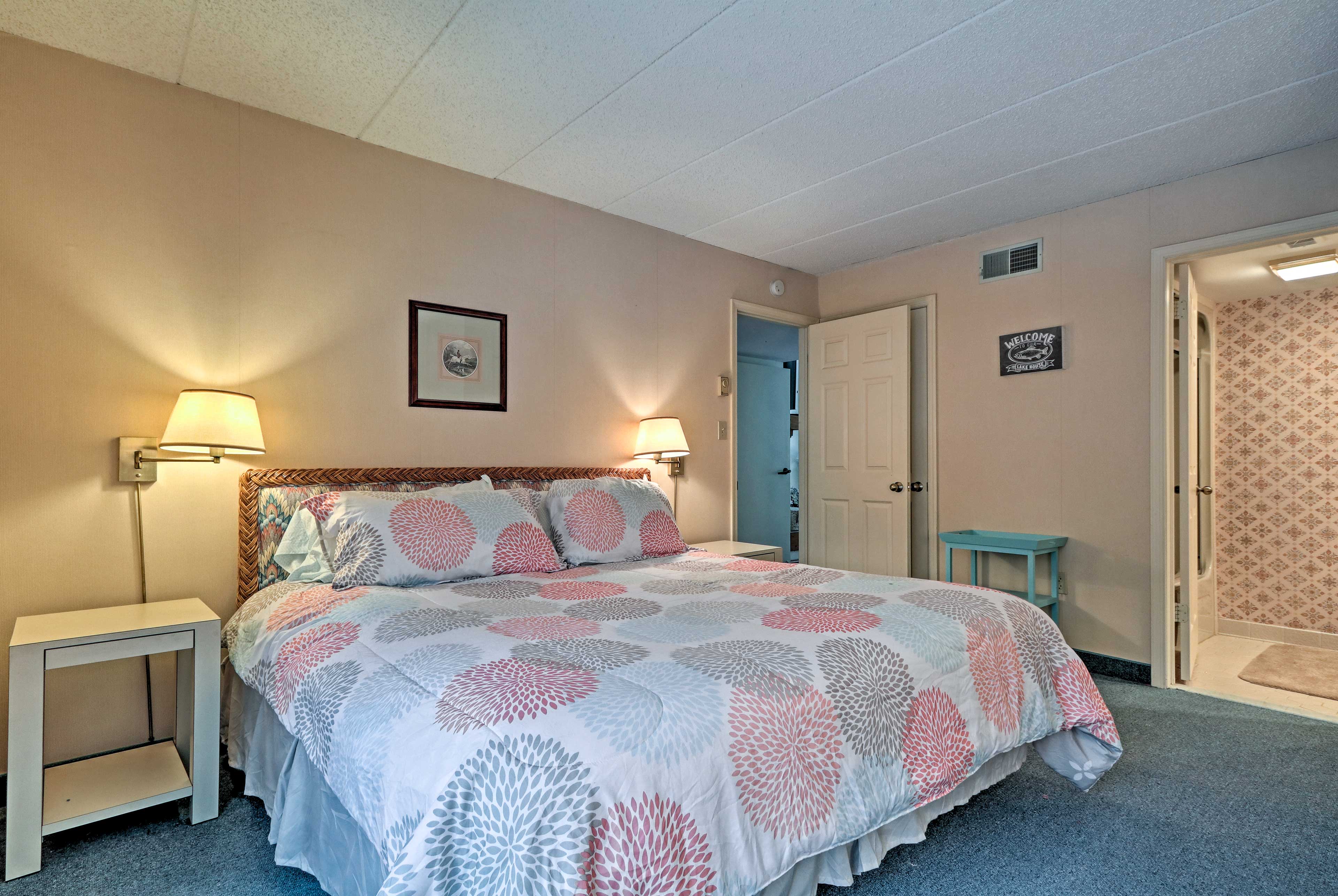 Comfortably fall asleep in one of the 2 spacious bedrooms.