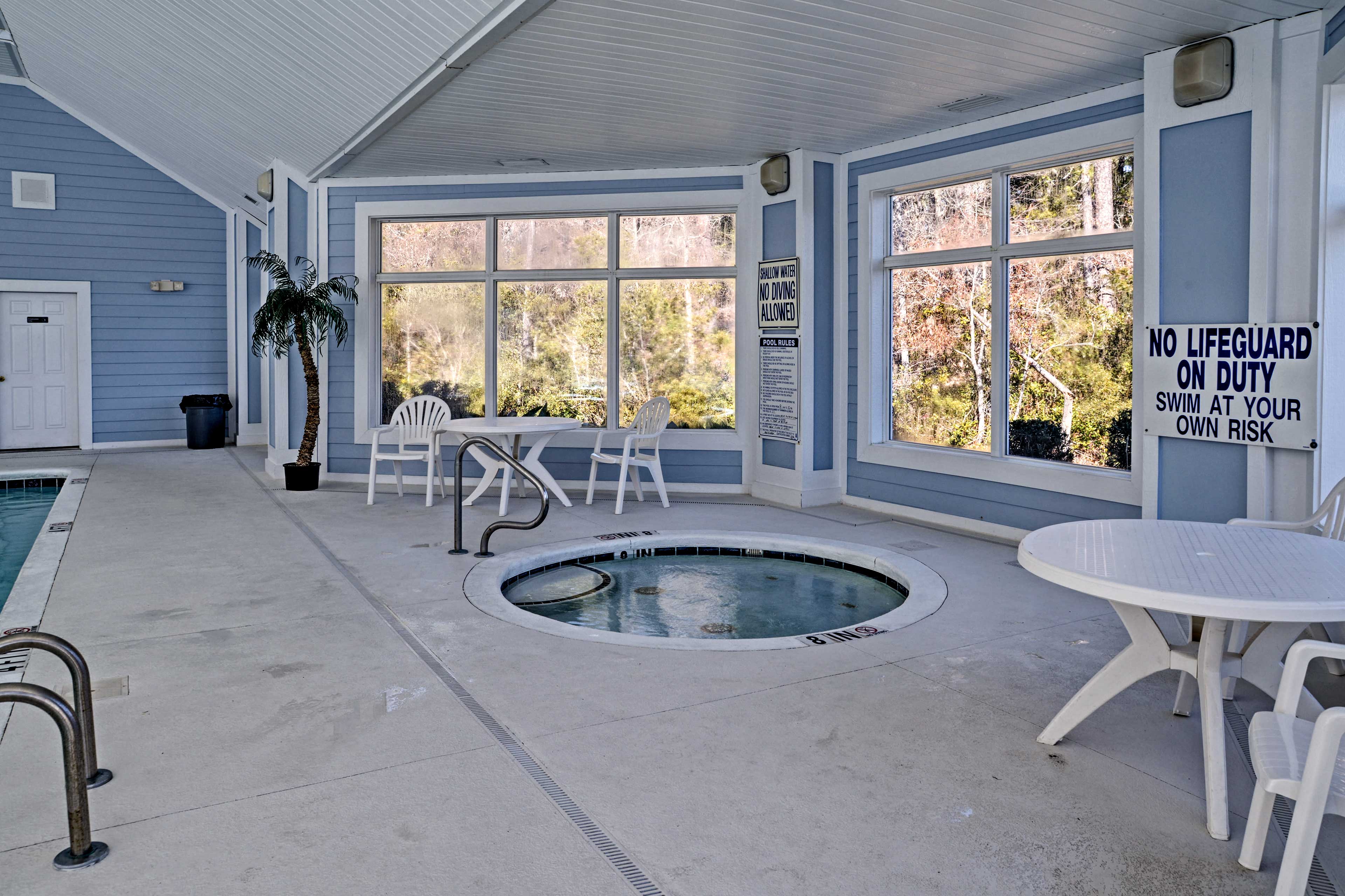 Tupelo Bay Golf Villas Amenities | Indoor Pool & Hot Tub