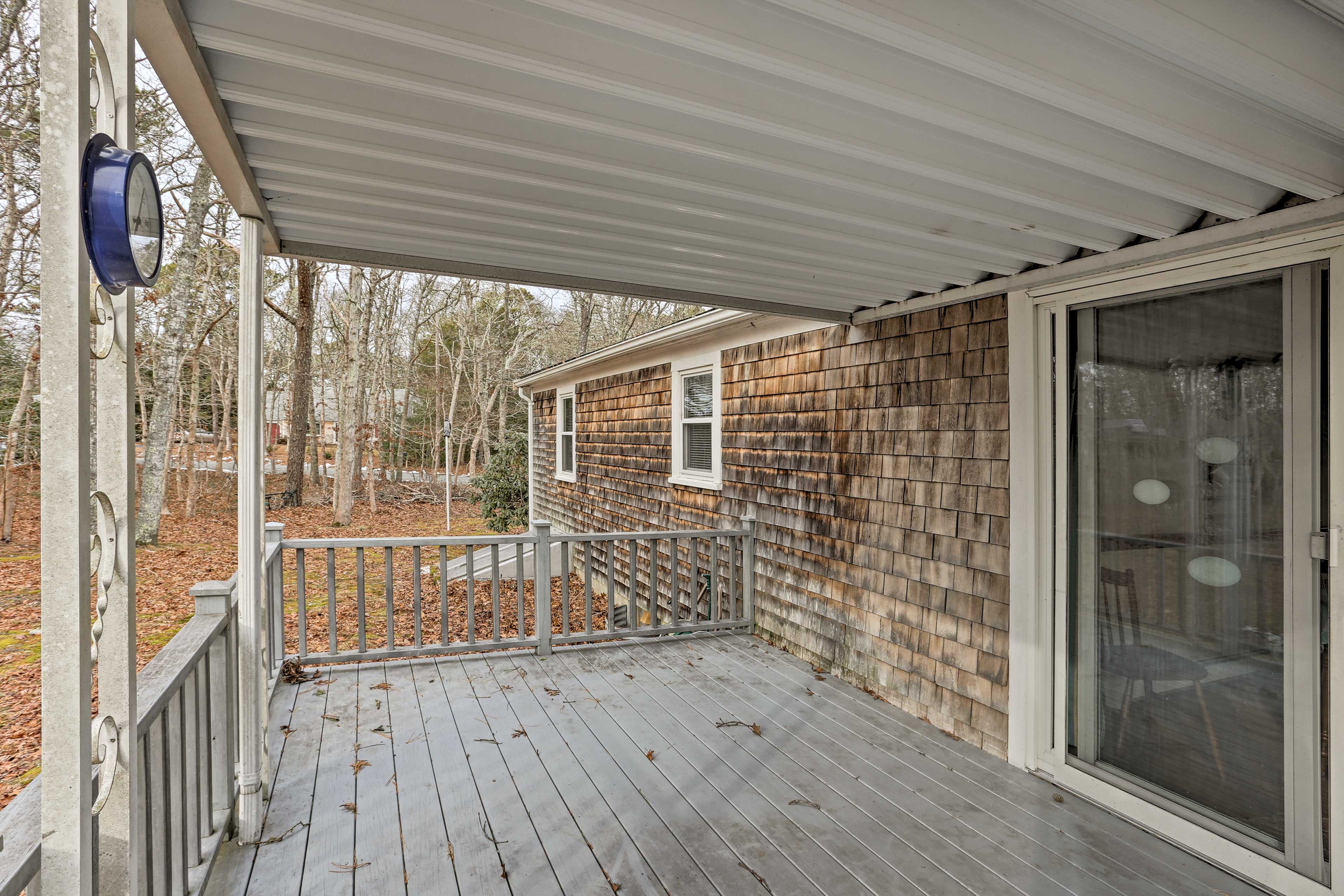 Enjoy spending time outside on the shaded deck!