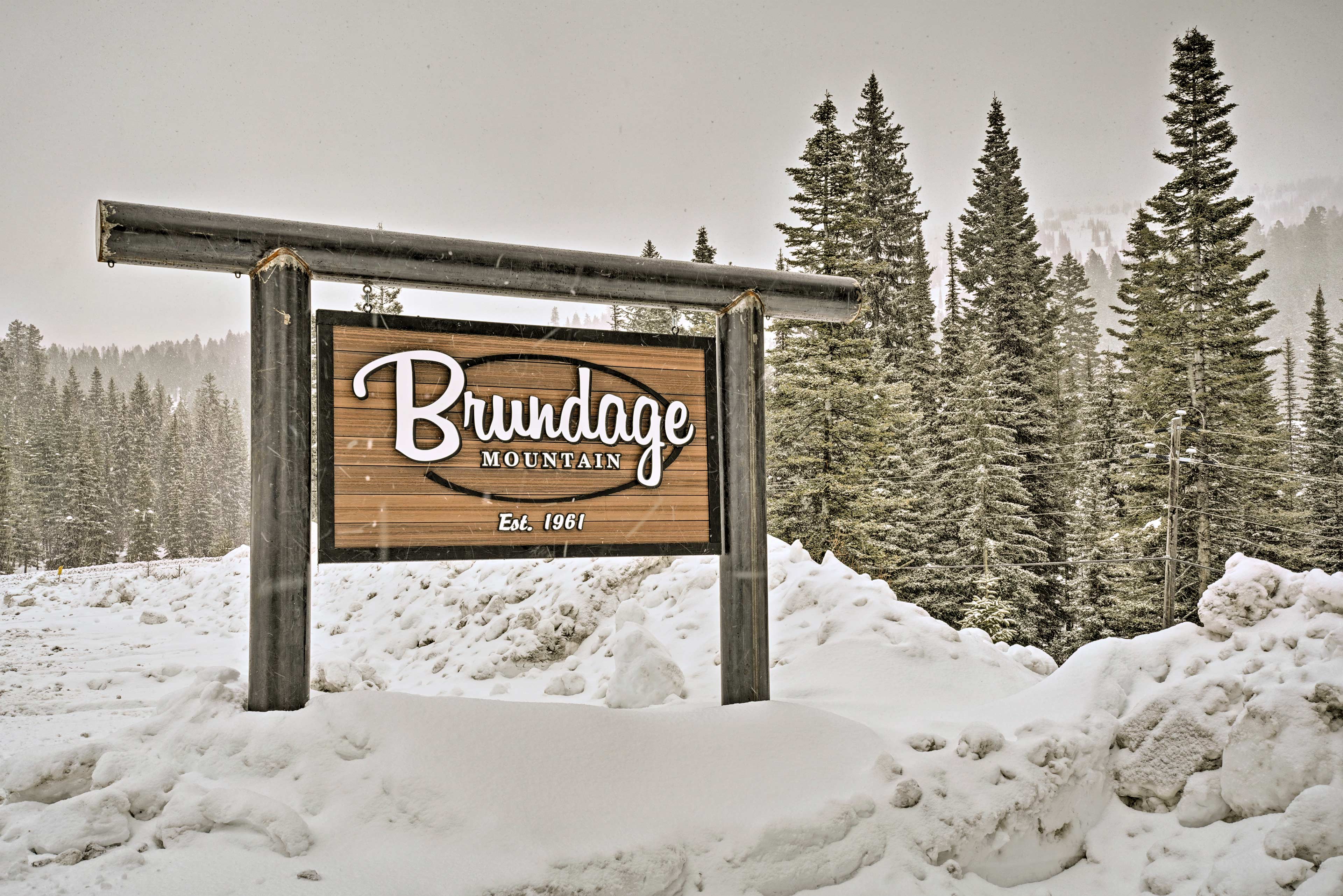 Brundage Mountain Ski Resort is just under 30 minutes away!