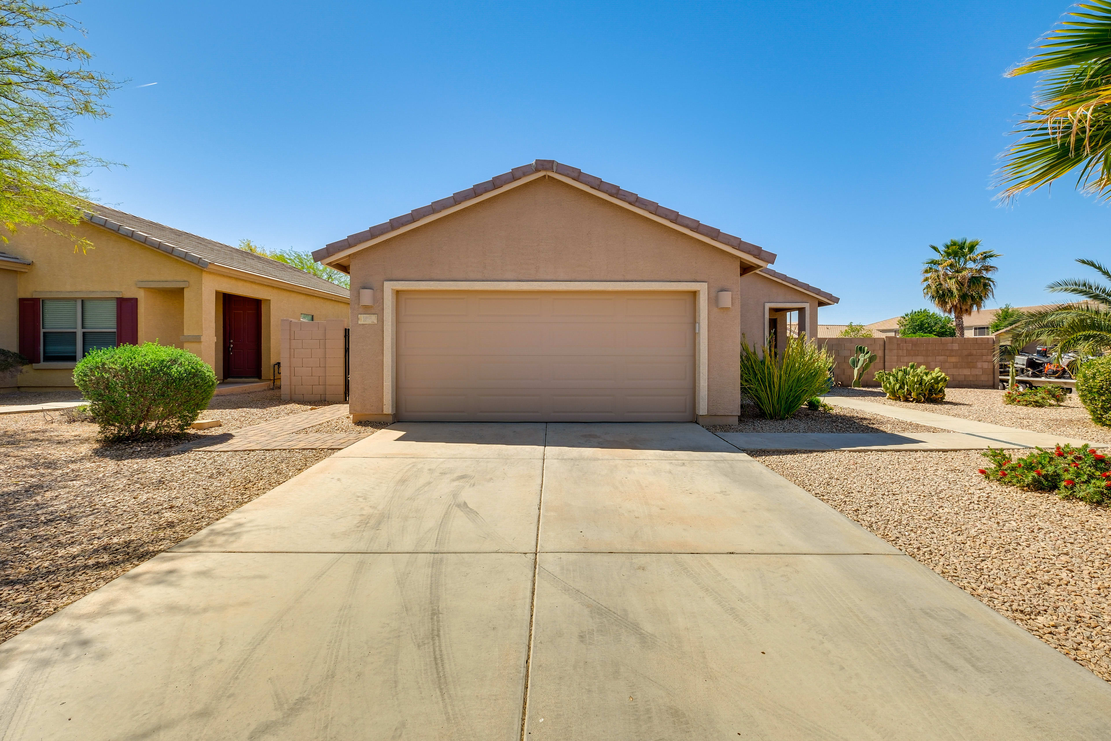 Home Exterior | Spacious Yard | Private Pool | Single-Story Home