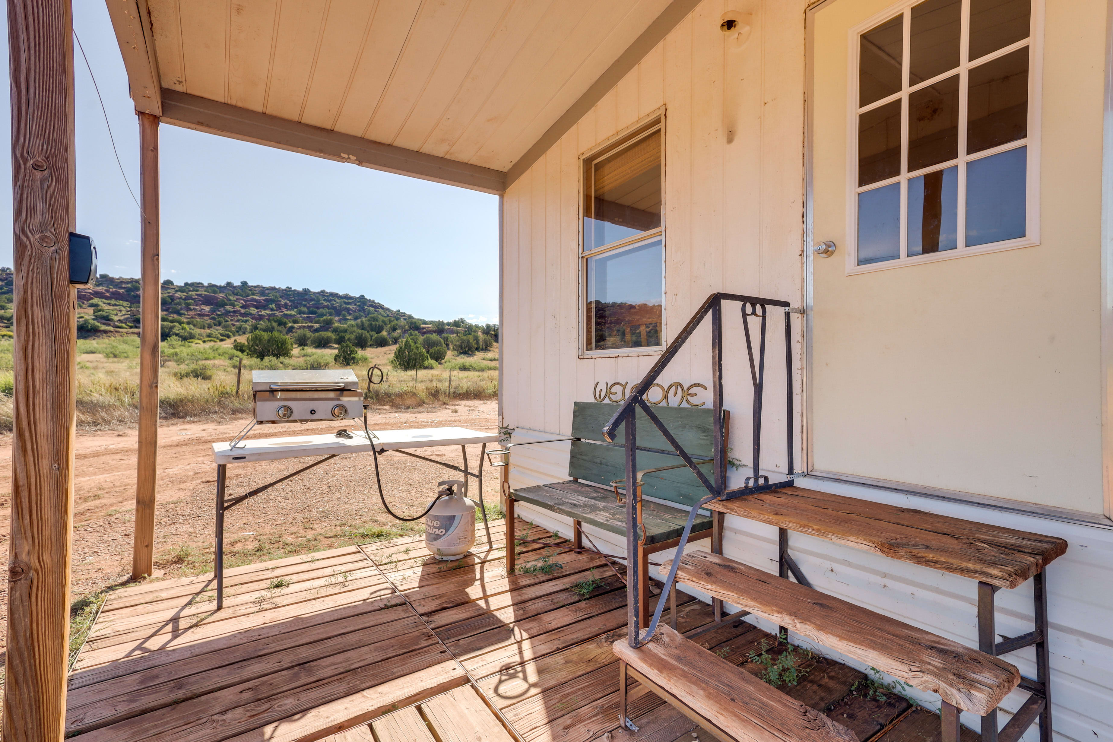 Exterior | Private Porch | Gas Grill