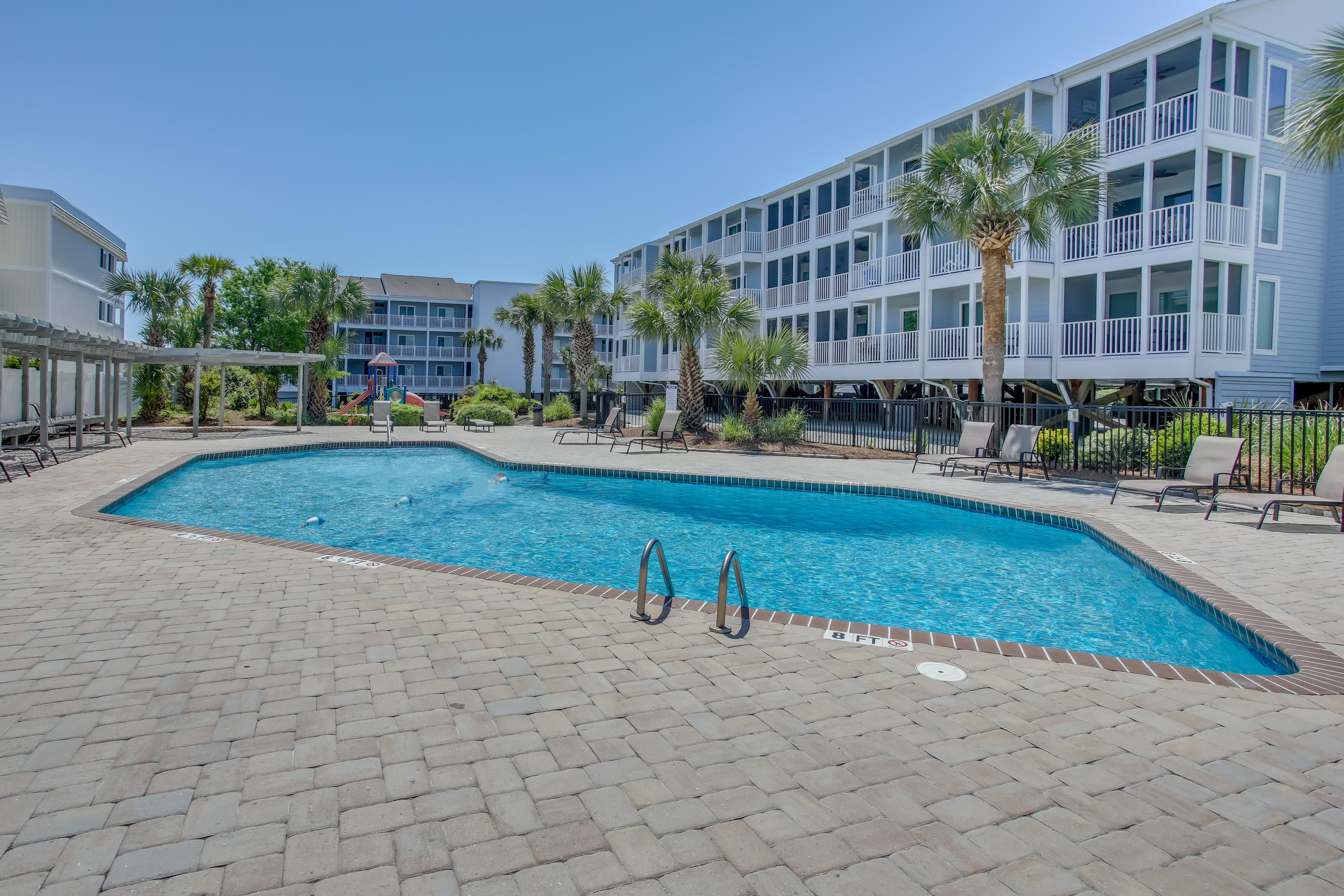 Community Amenities | Pool | Playground | Private Deck | 3rd Floor Condo