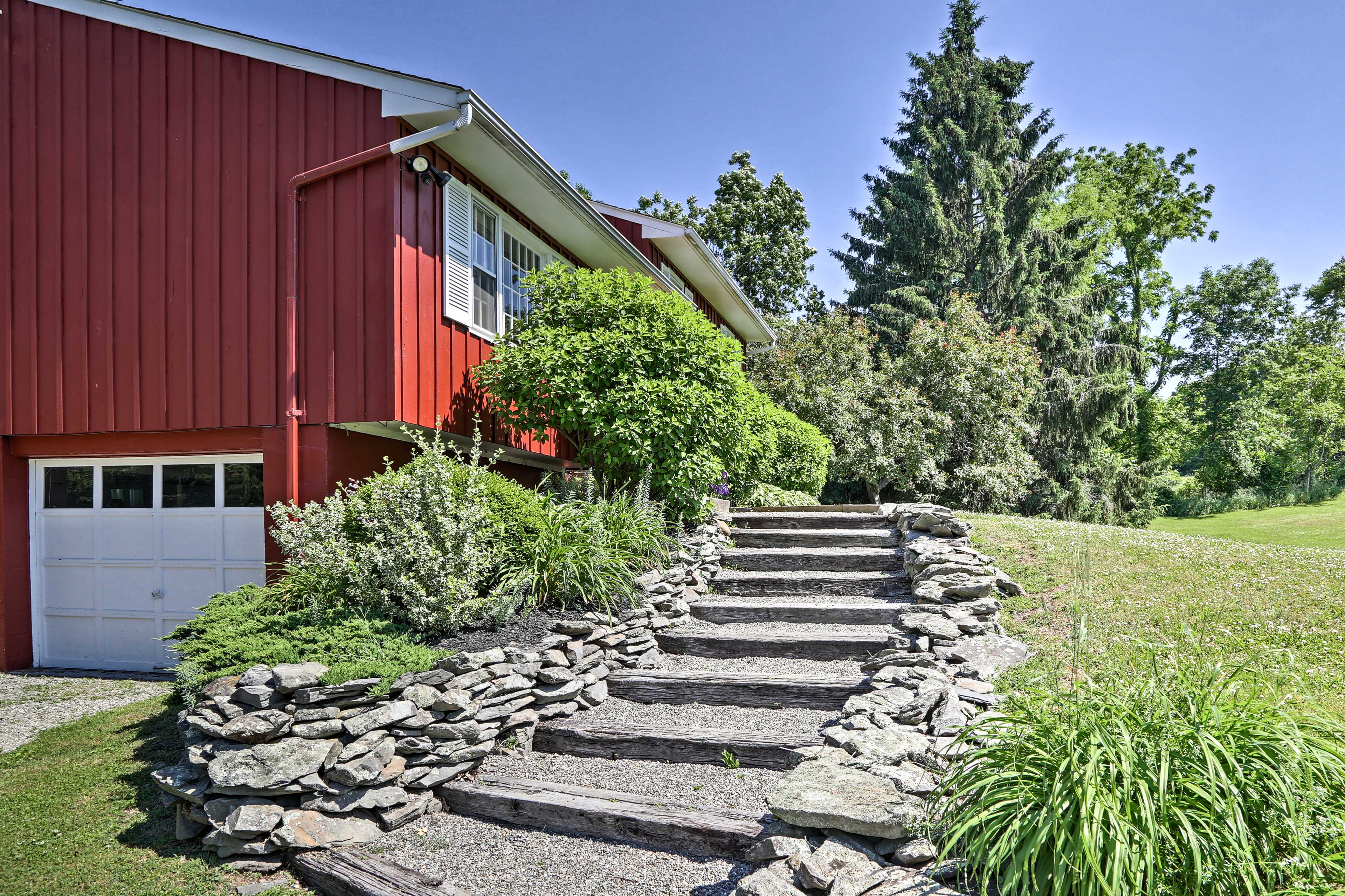 Stairs to Front Entrance