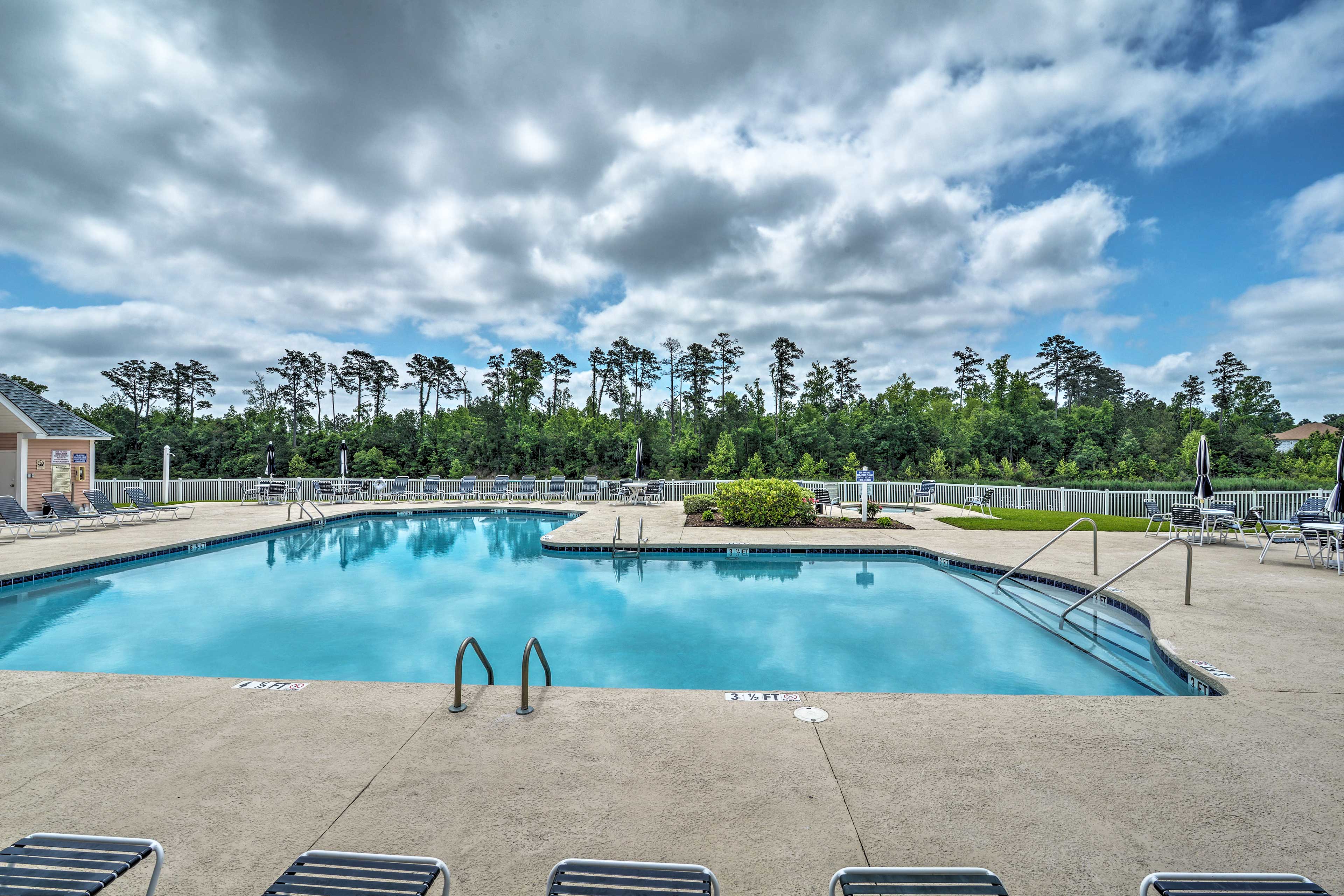 Spend all the sunny days in the water at this pool.