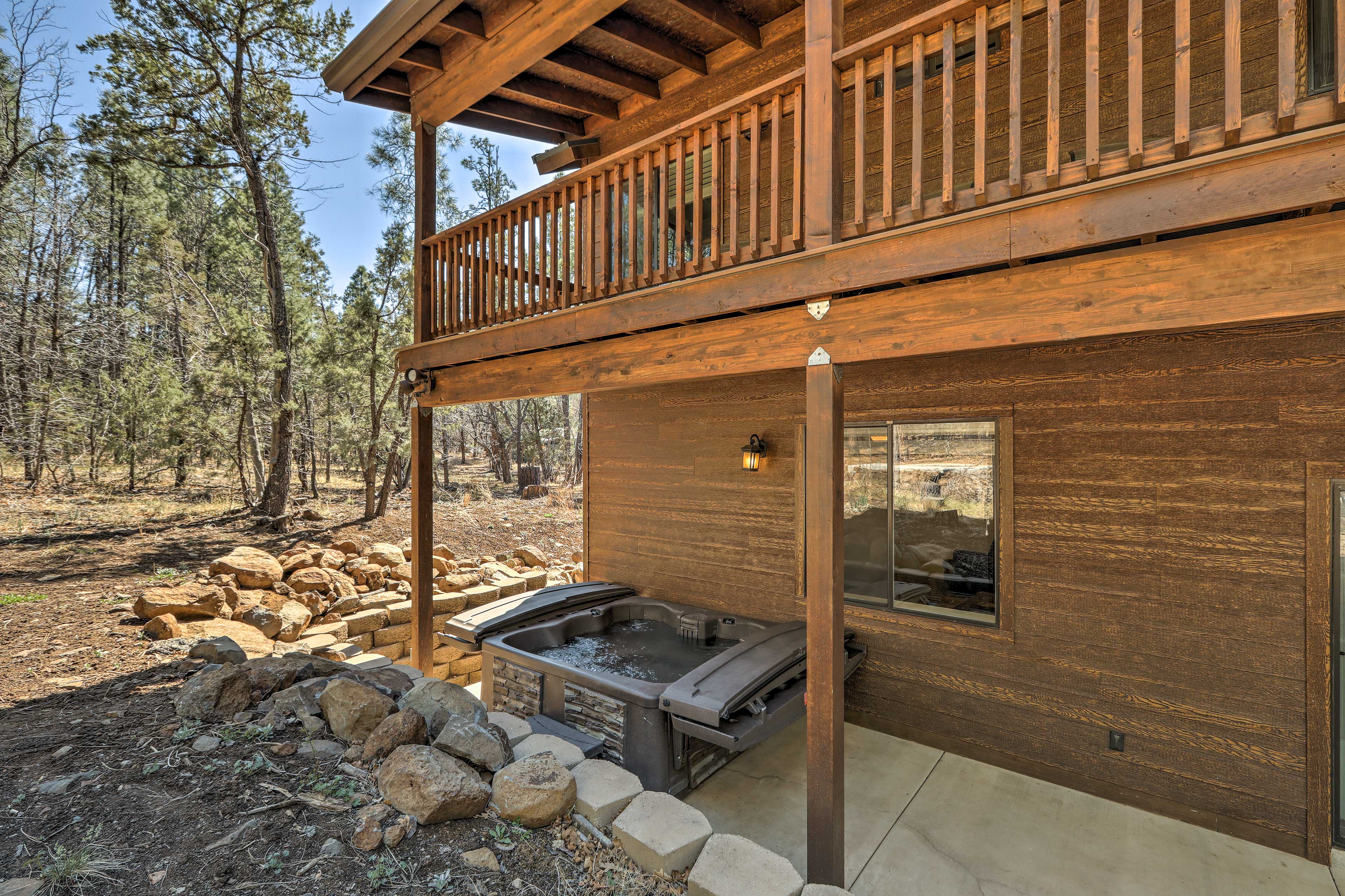 Home Exterior | Private Hot Tub