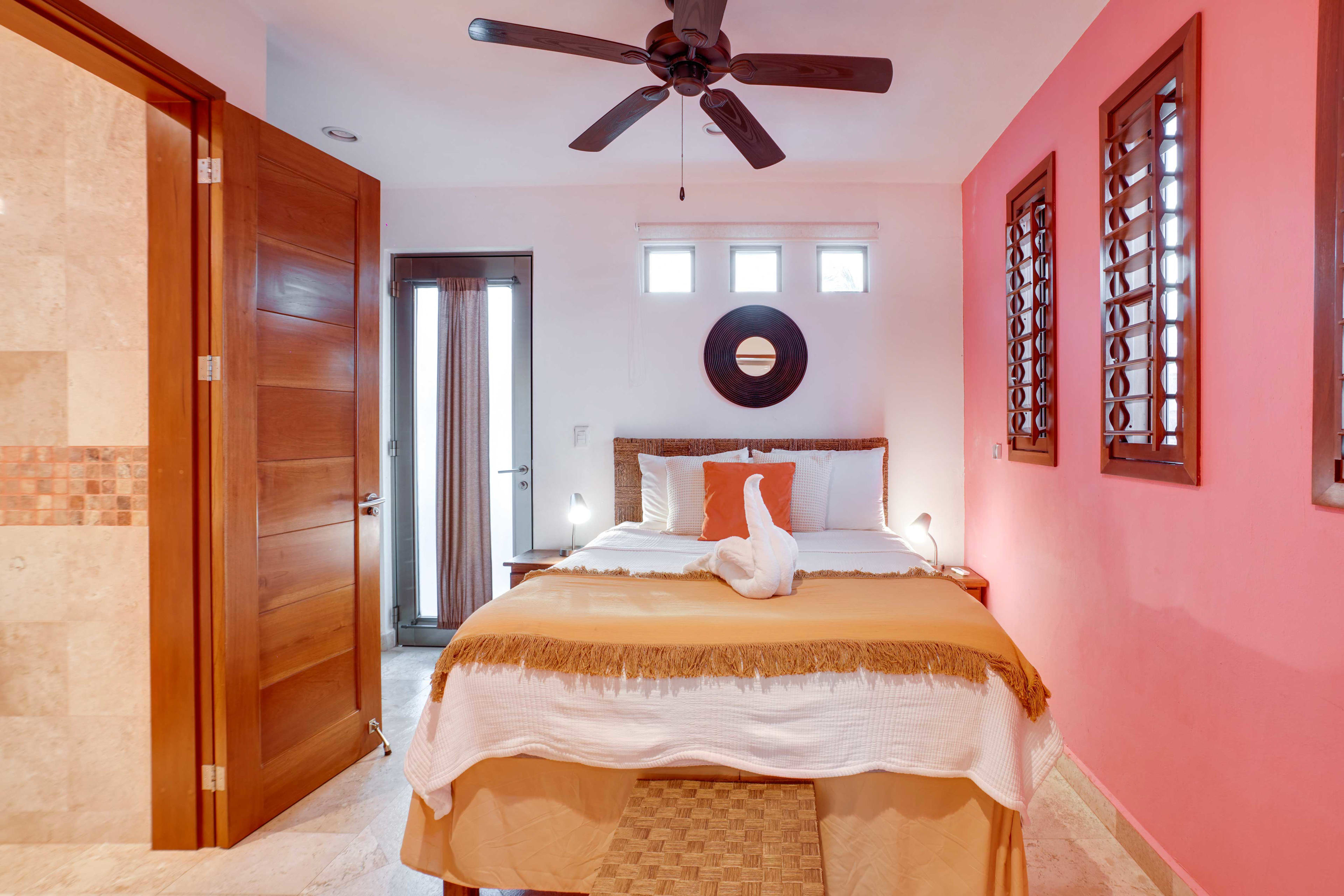 Casita A | Bedroom 2 | Queen Bed | Pool Access