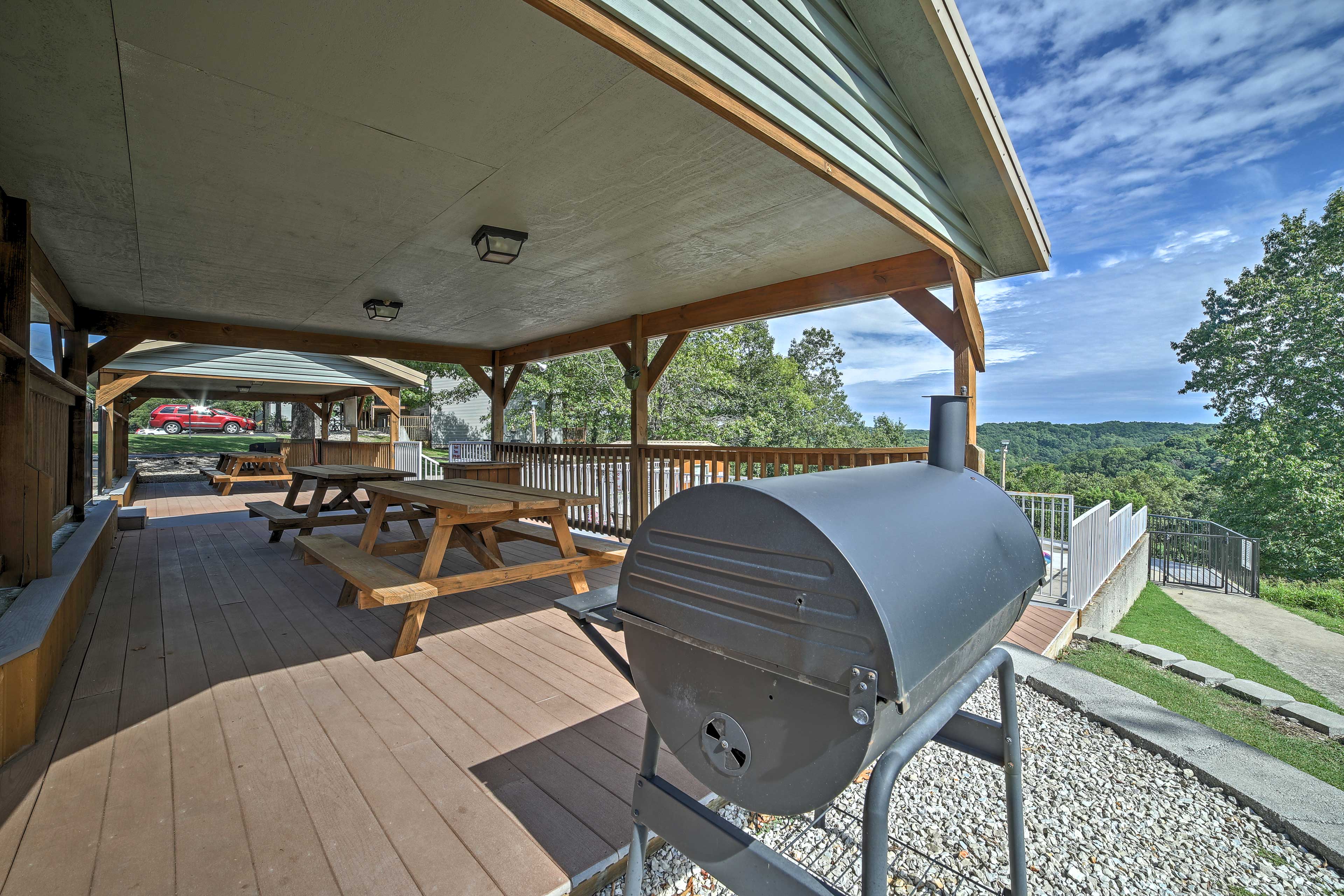 Enjoy a family BBQ under the pavilion.