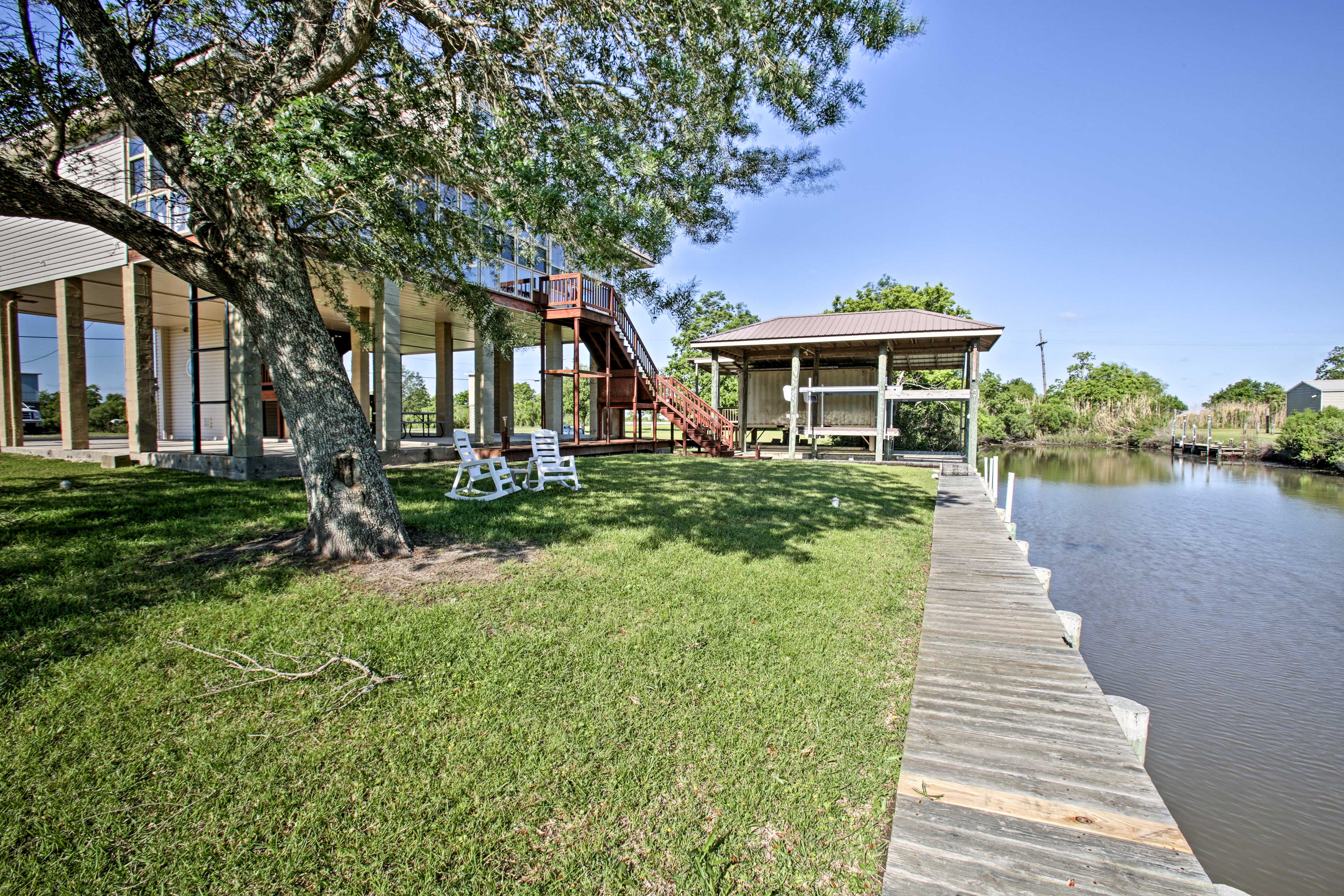 Backyard | Waterfront Views