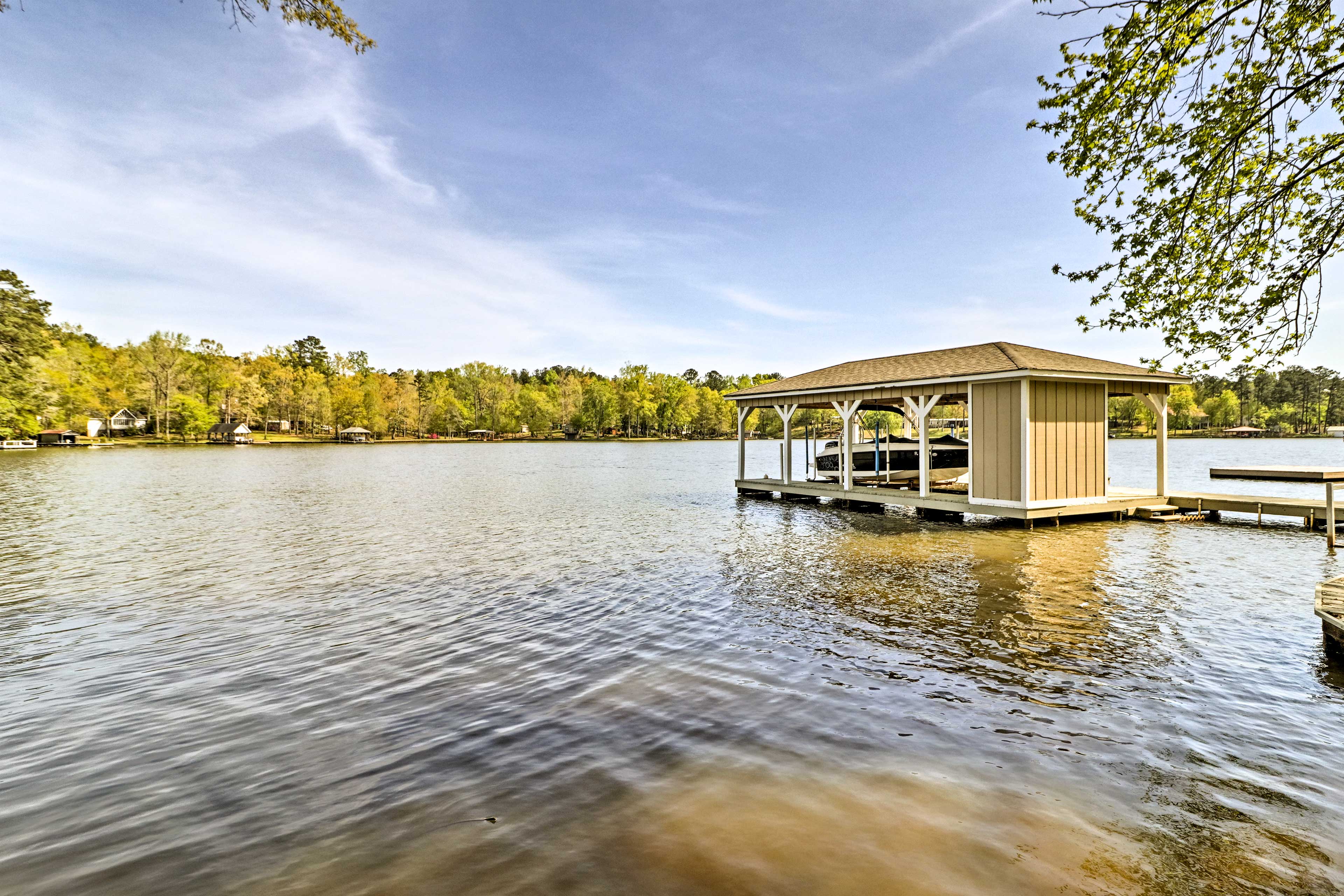 Private Boat Dock & Cleats