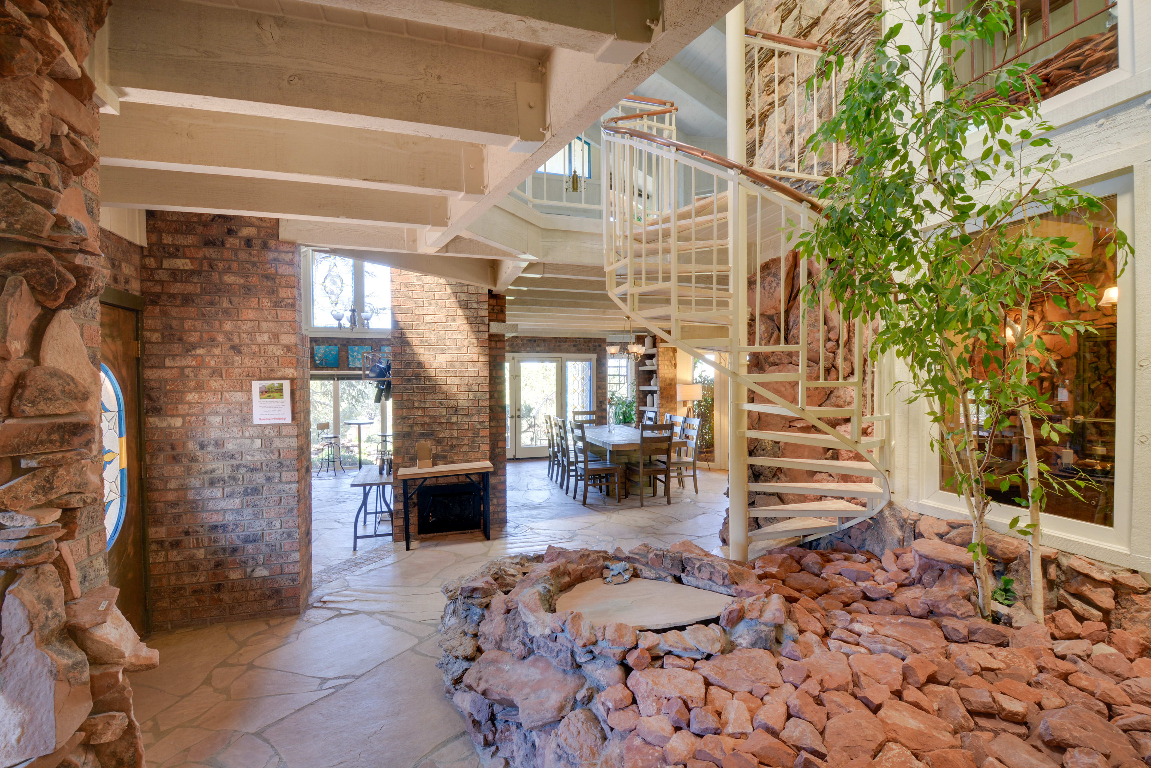 Spiral Staircase to 2nd Floor