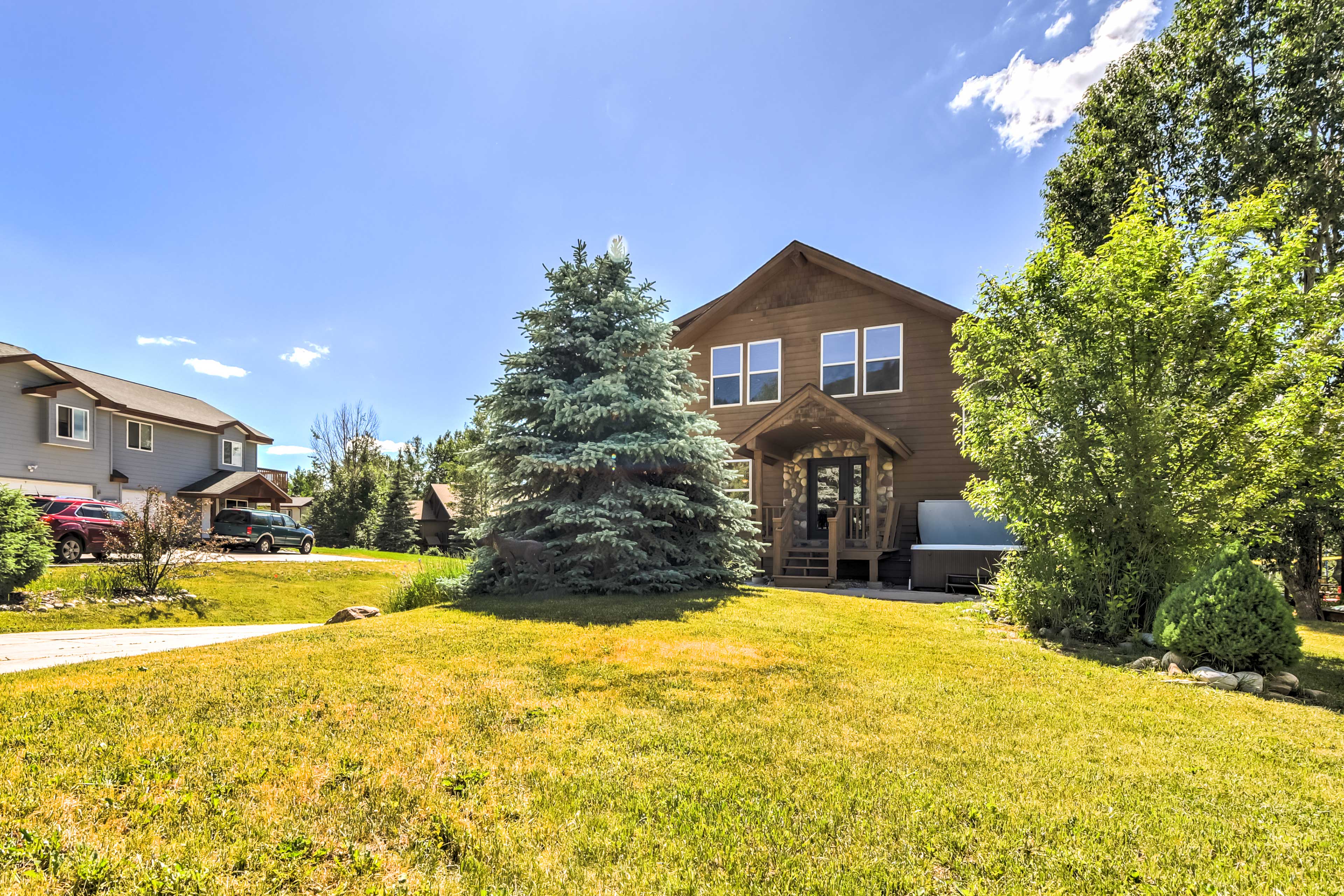 Property Exterior | 1.4 Mi to Steamboat Ski Resort | Free Shuttle Service