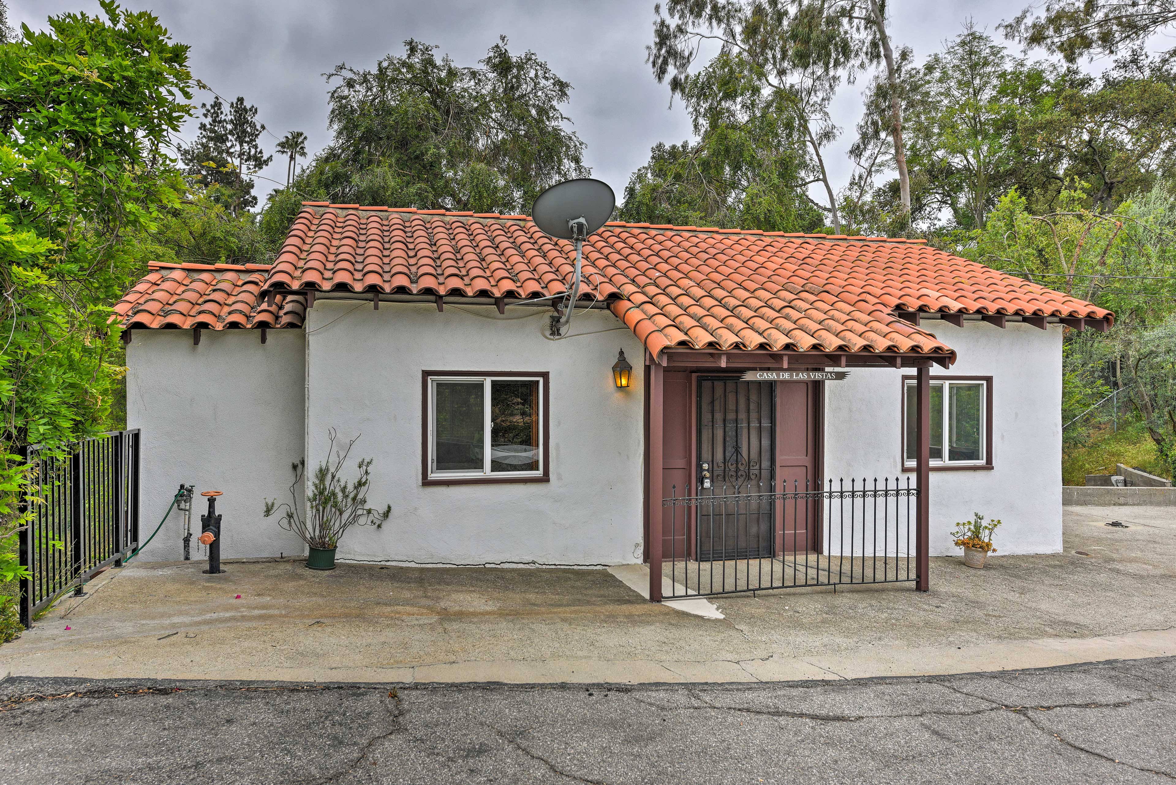 A sunny getaway awaits at this 1-bd, 1-ba vacation rental villa.