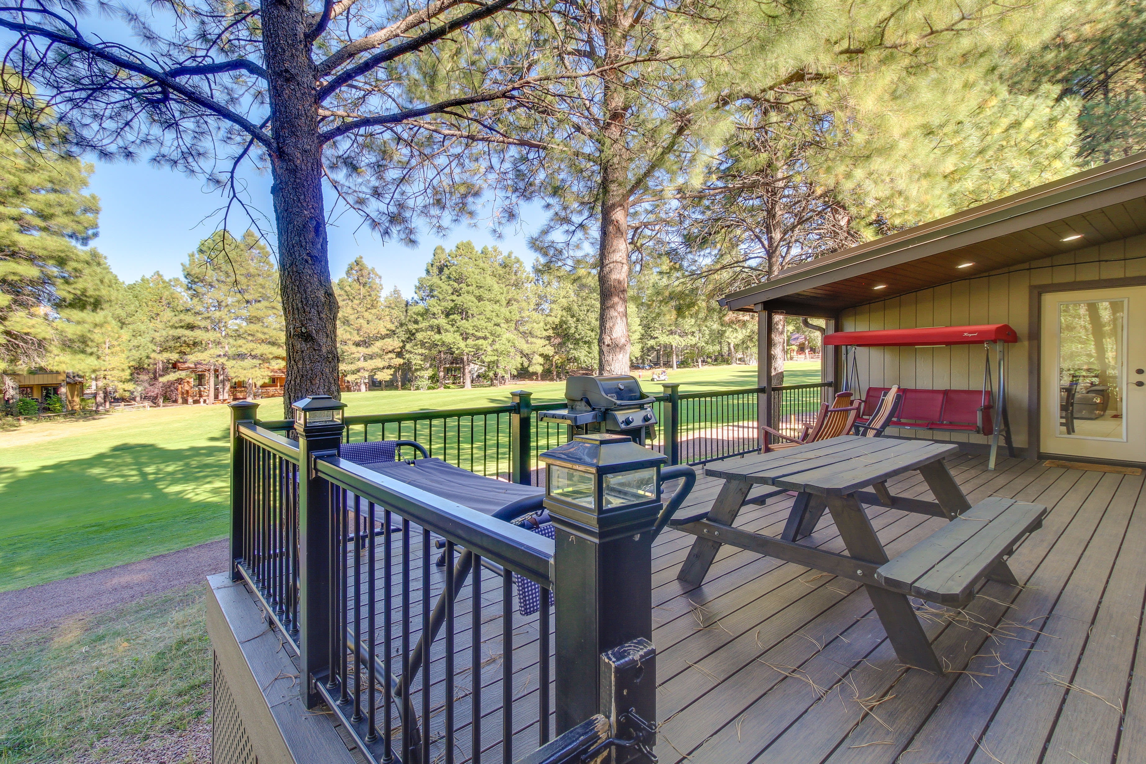 Furnished Deck | Outdoor Dining | Gas Grill | Golf Course Views