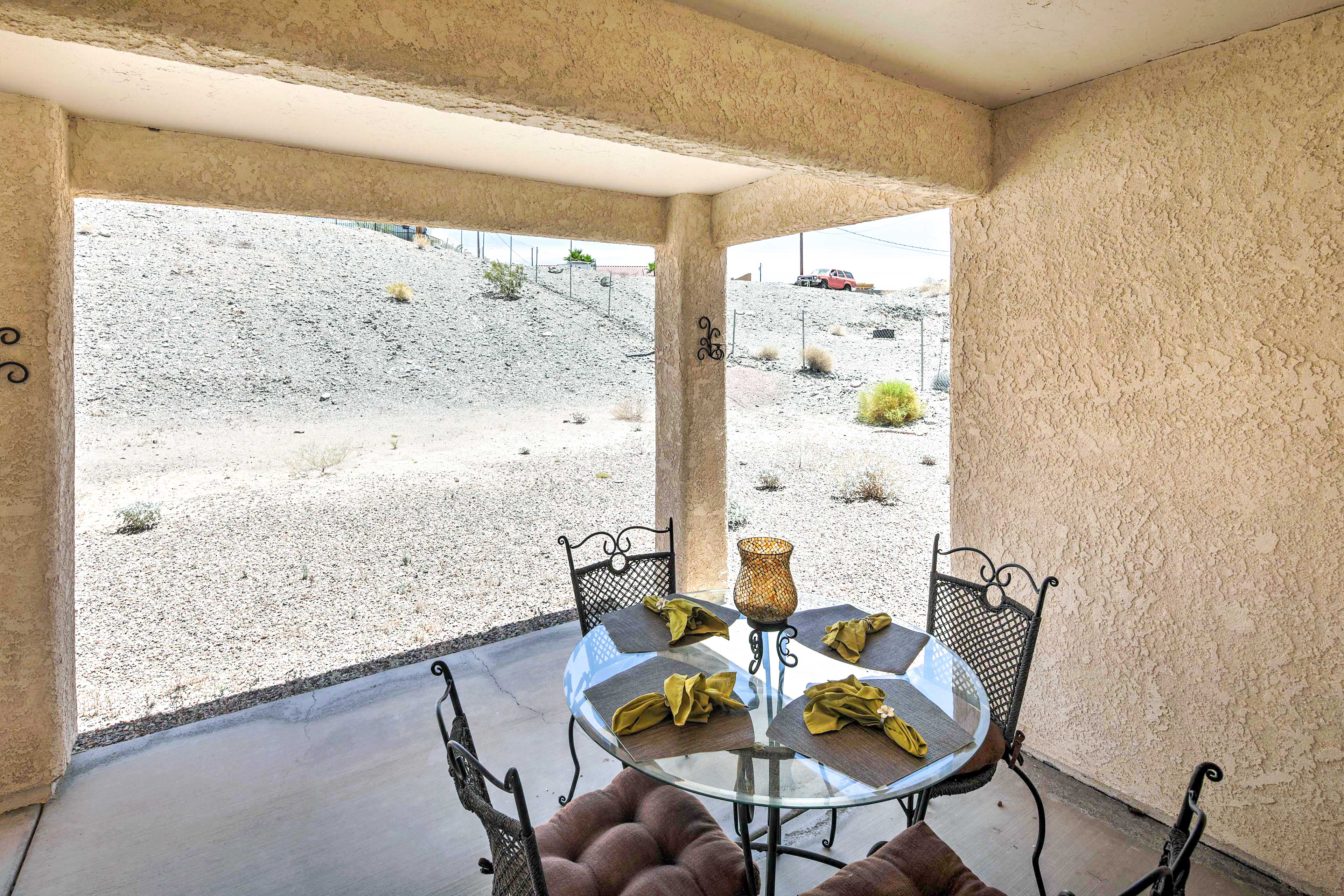 Private Covered Patio