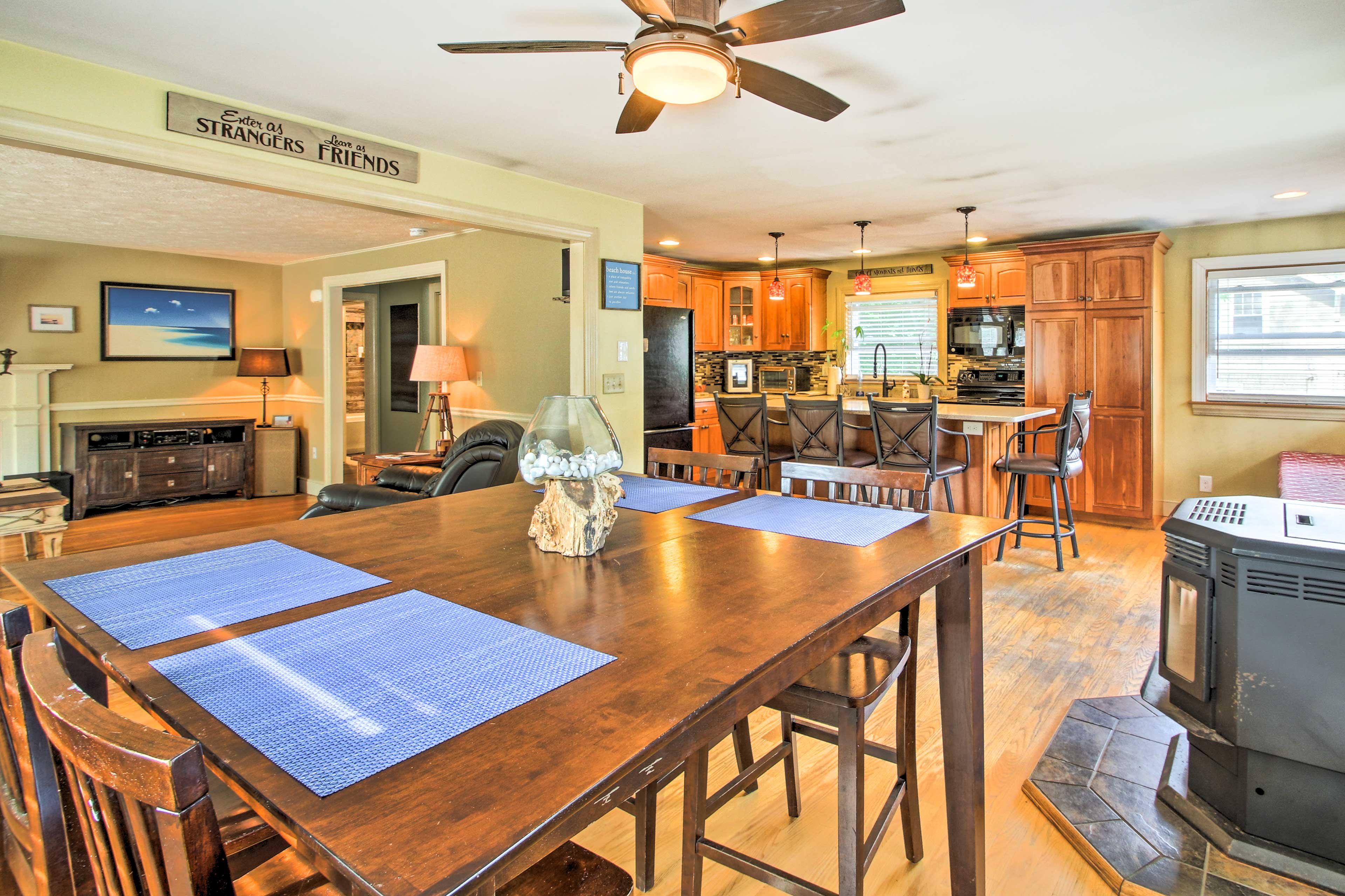 Dining Area | Wood-Burning Stove