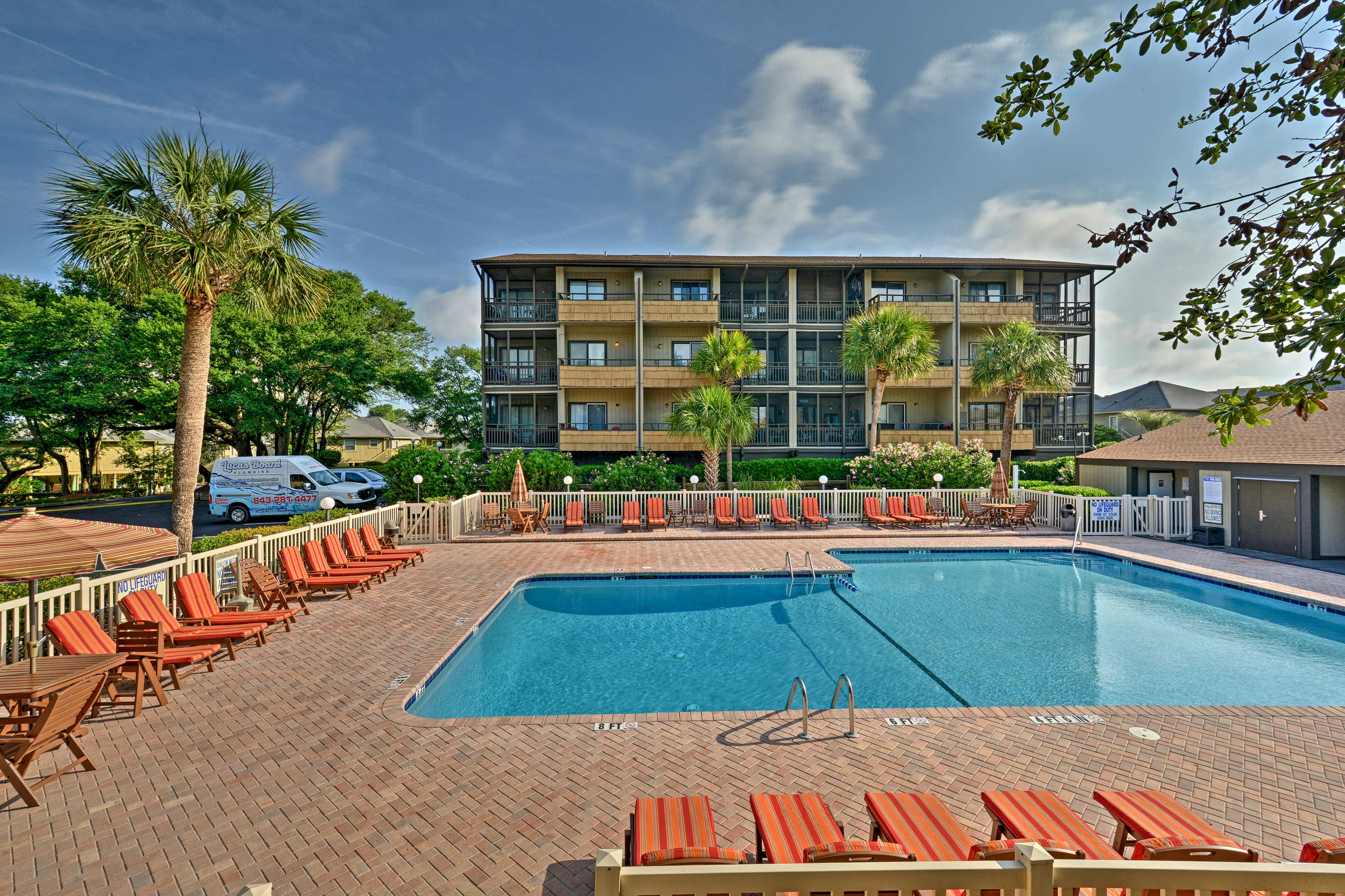 Myrtle Beach Vacation Rental | 2BR | 2BA | 1,000 Sq Ft | Steps to Enter