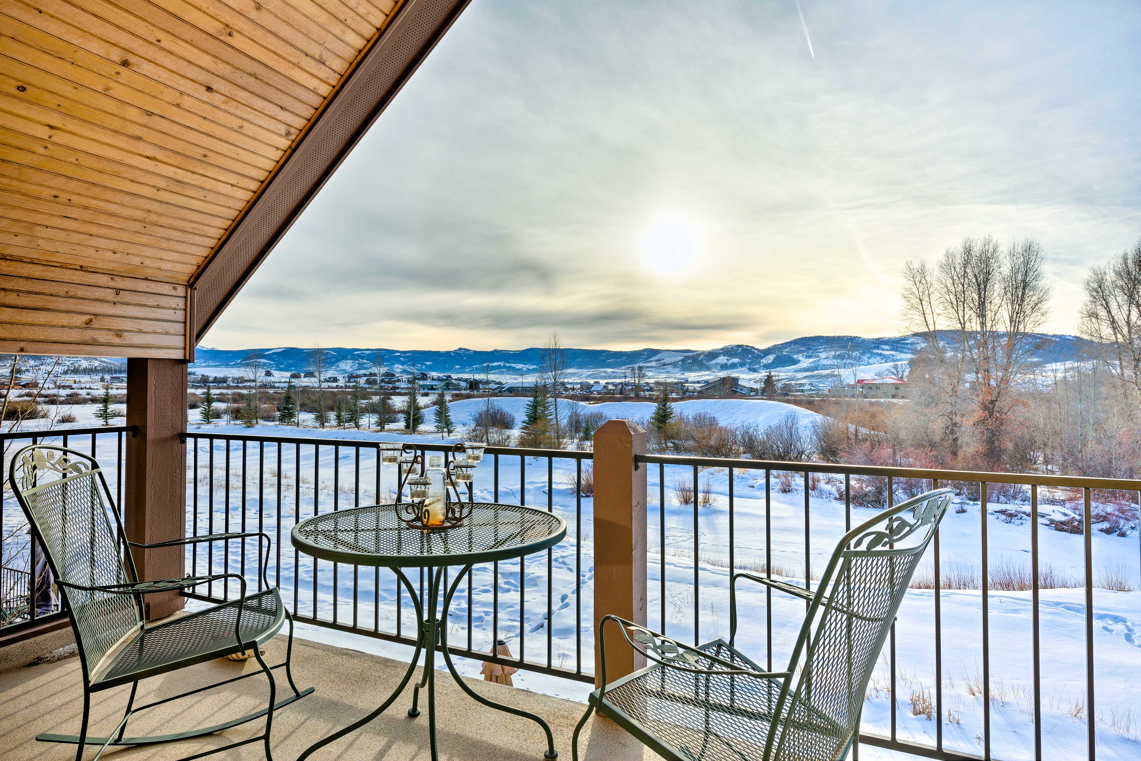 Private Balcony | Mountain Views