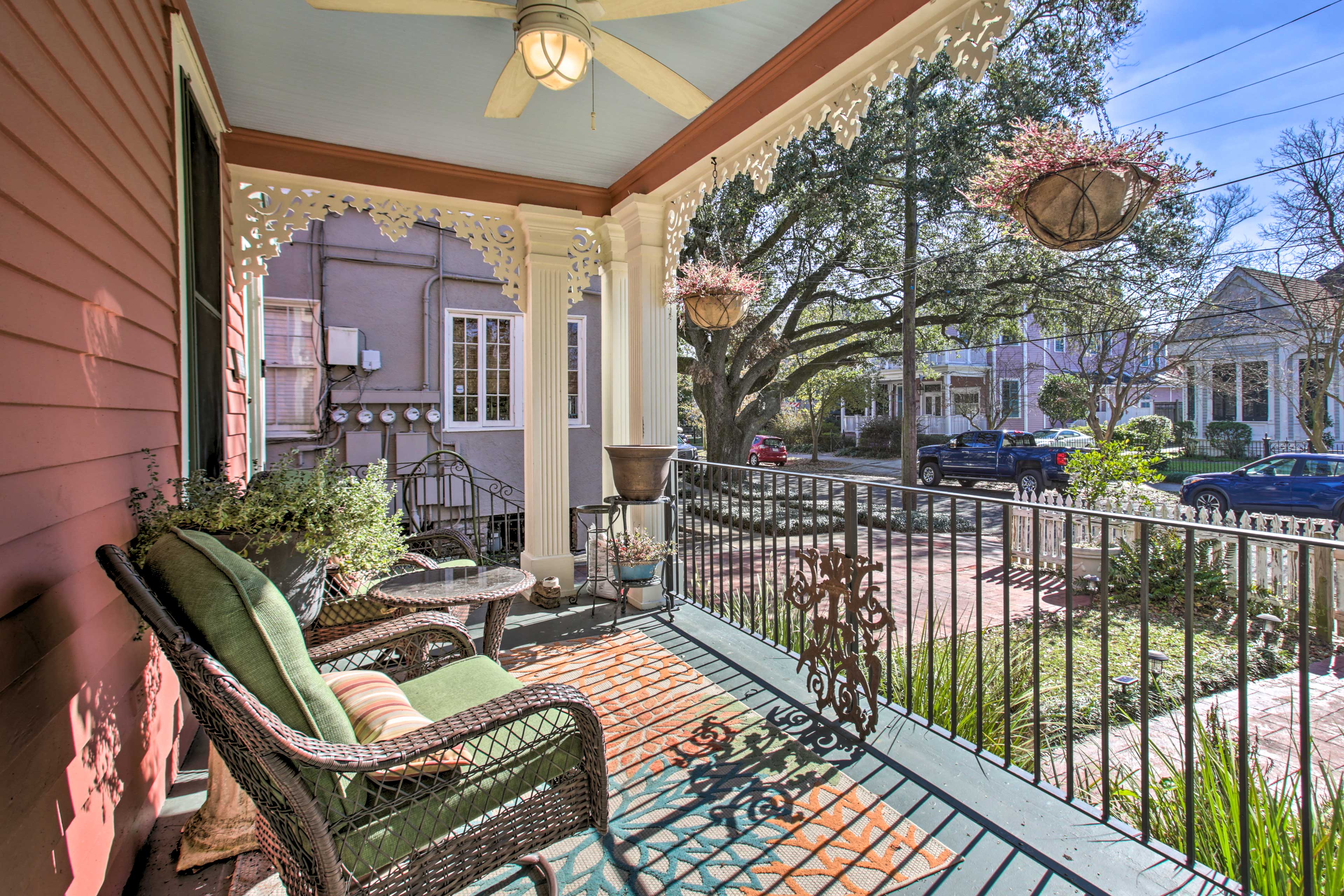 Furnished Front Porch