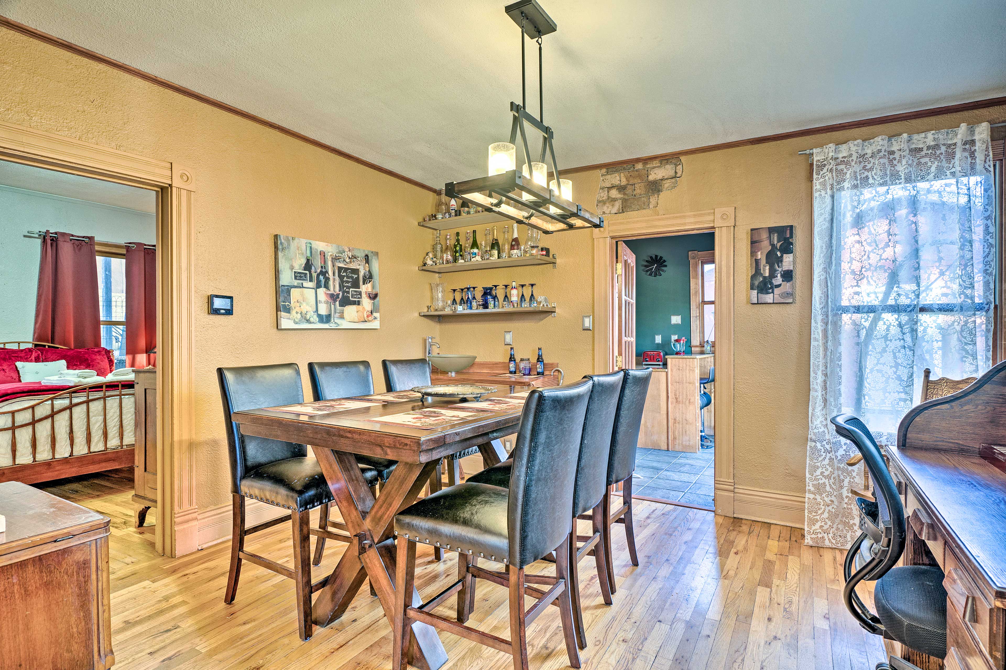 Dining Room | Stairs Required for Entry, Loft & Backyard Access