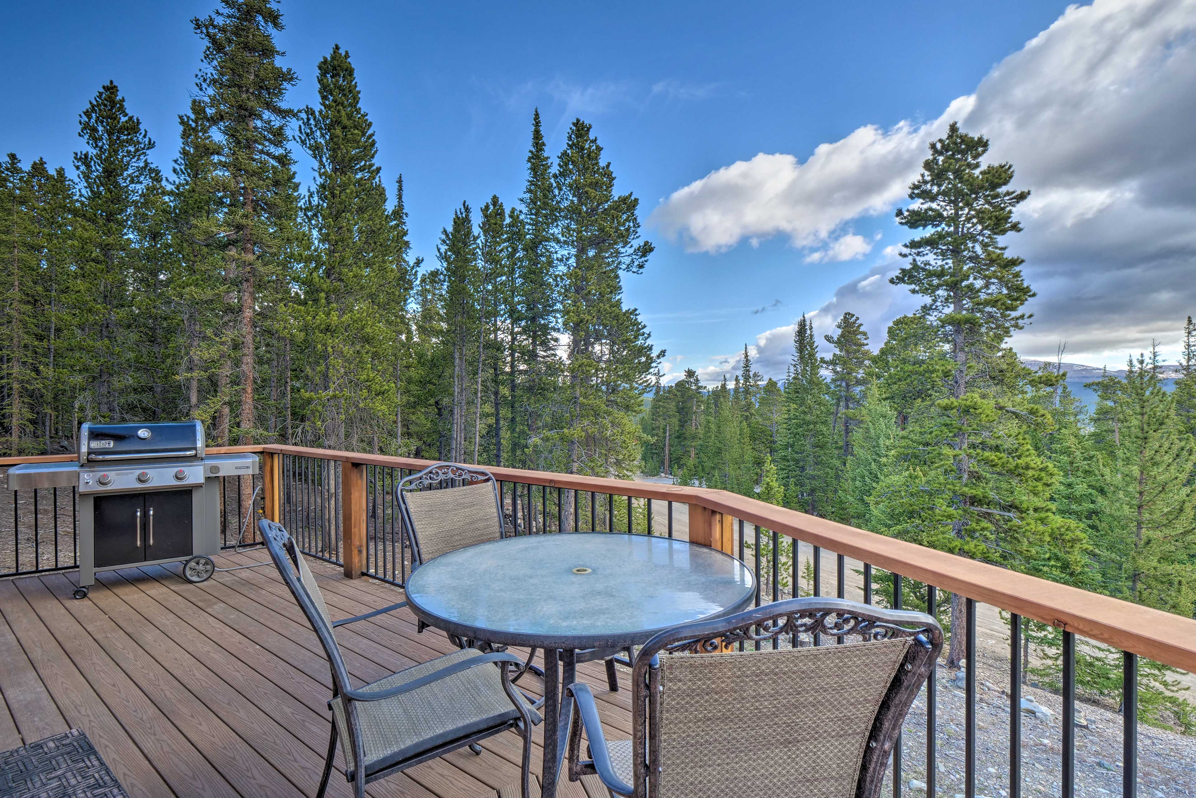 Private Deck  | Gas Grill | Wraparound Deck | Mountain Views