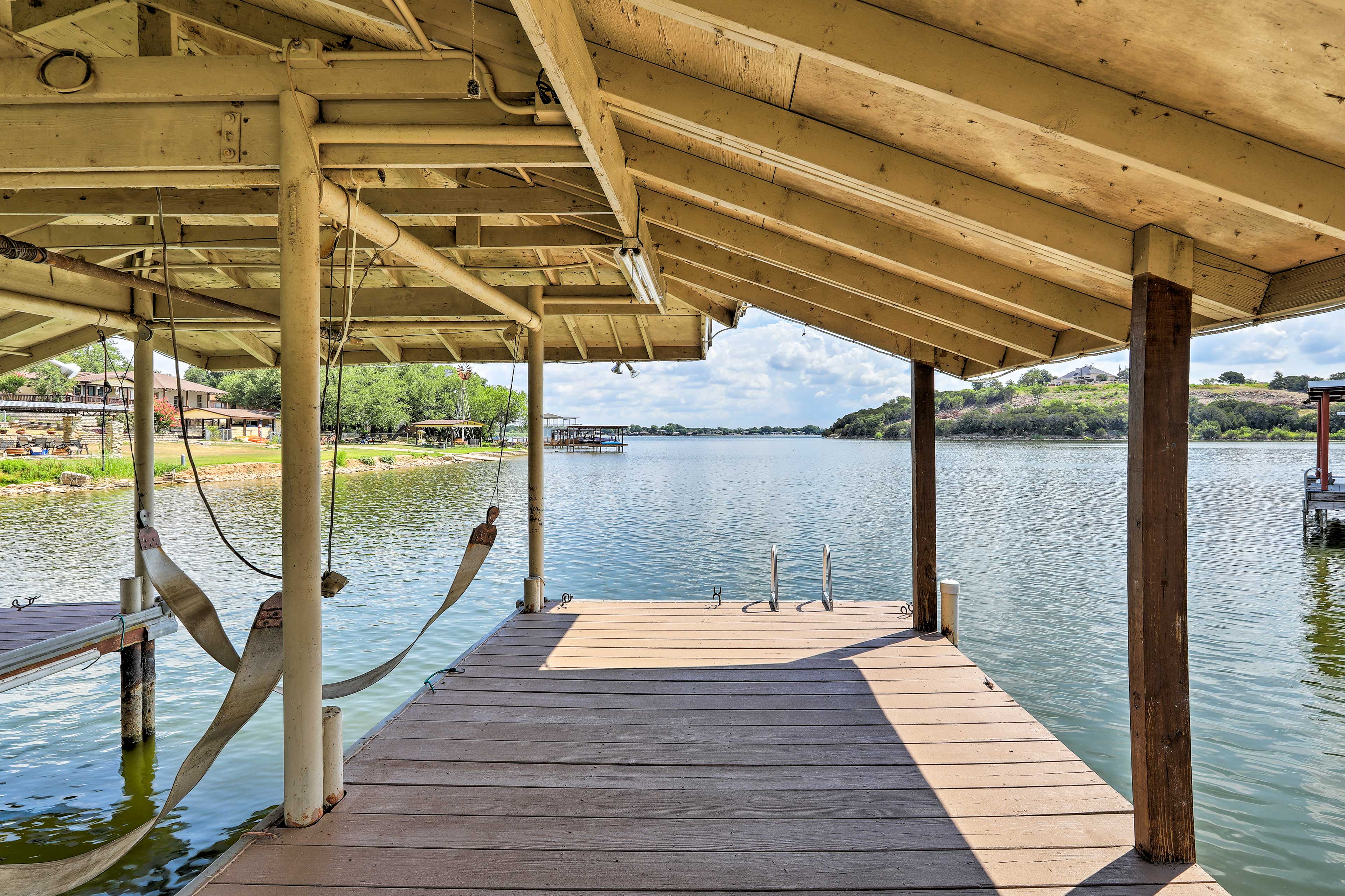 Private Dock | Lake Granbury Access