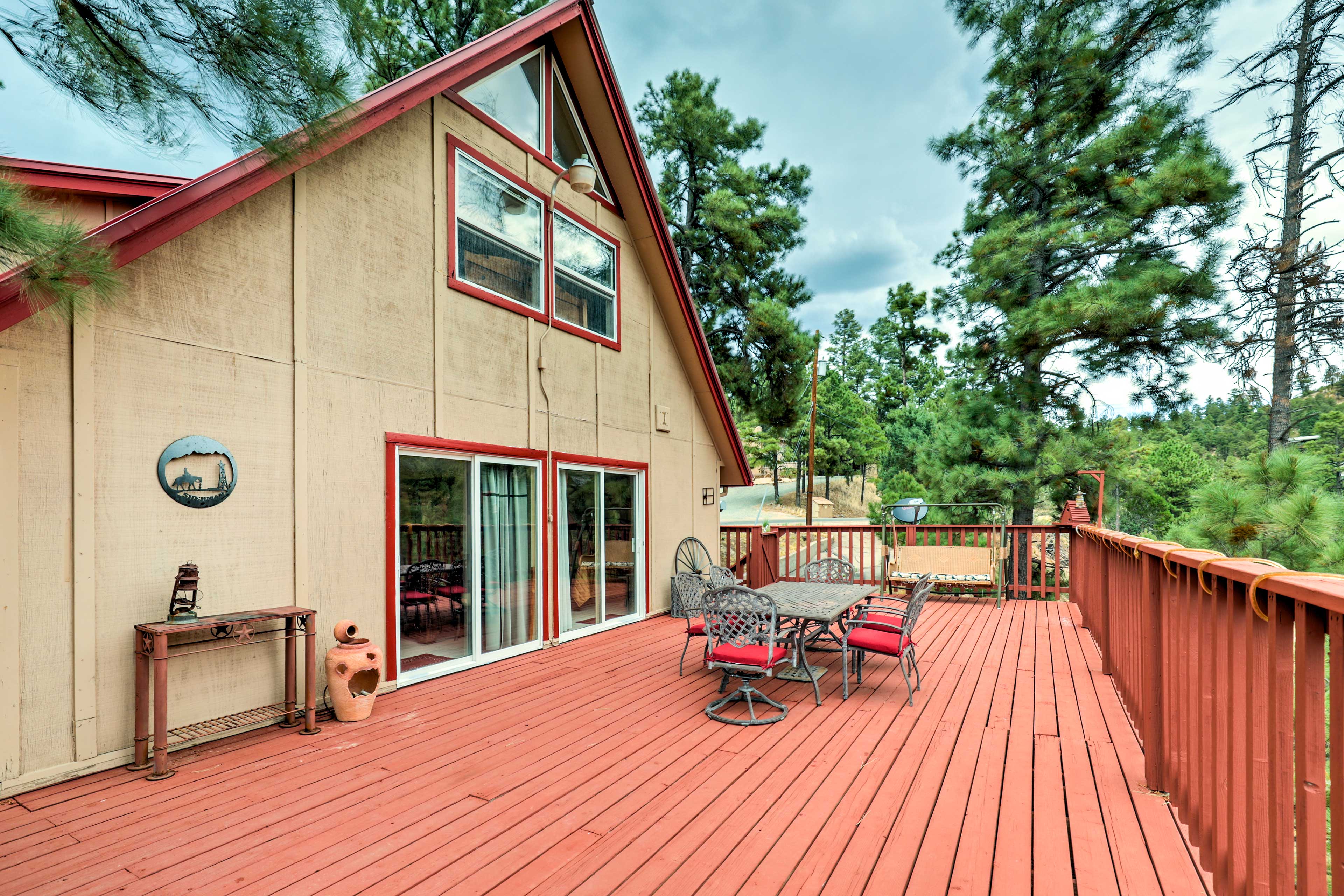 Private Deck | Outdoor Dining | Mountain Views | Gas Grill