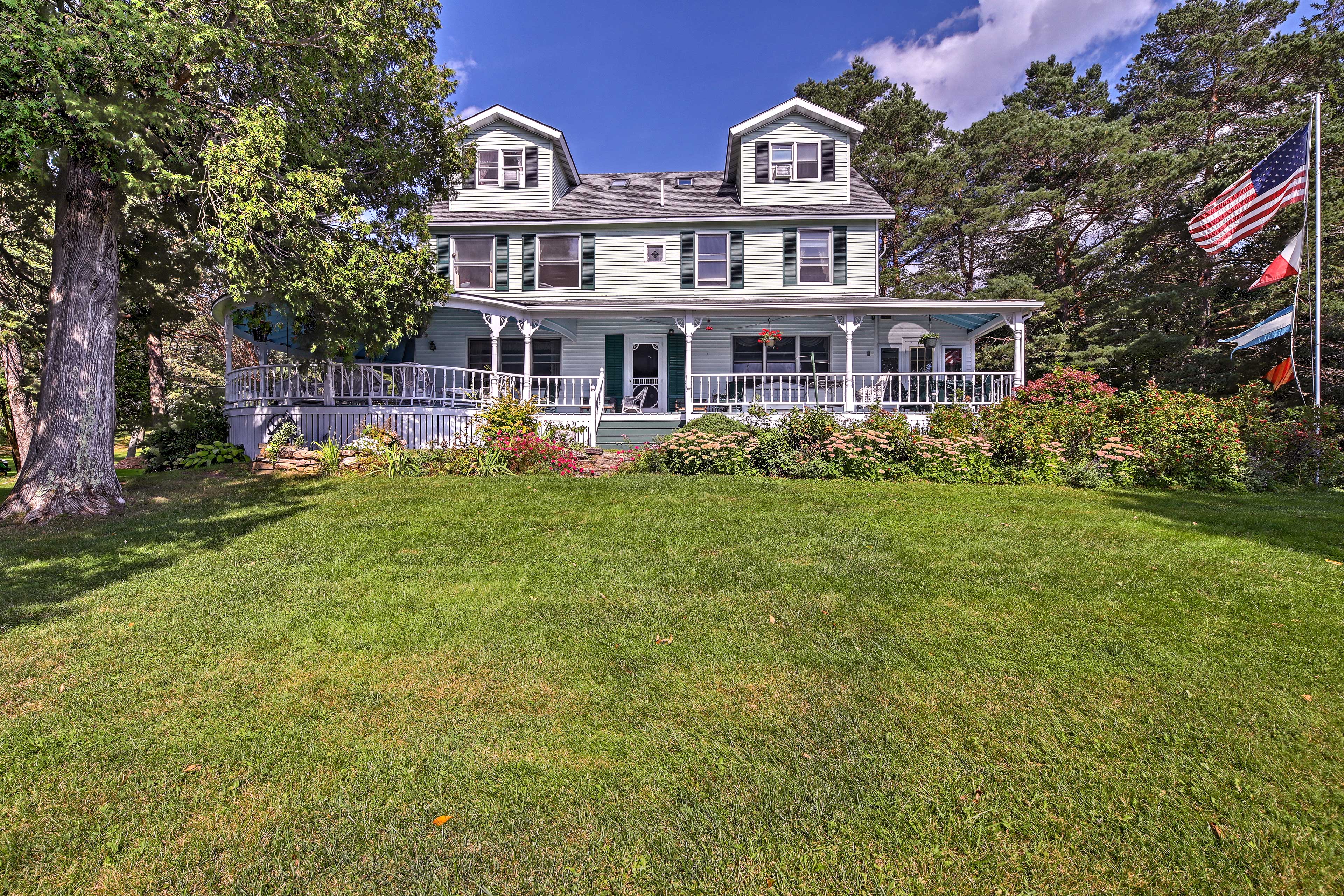 This charming main house looks straight out of storybook.