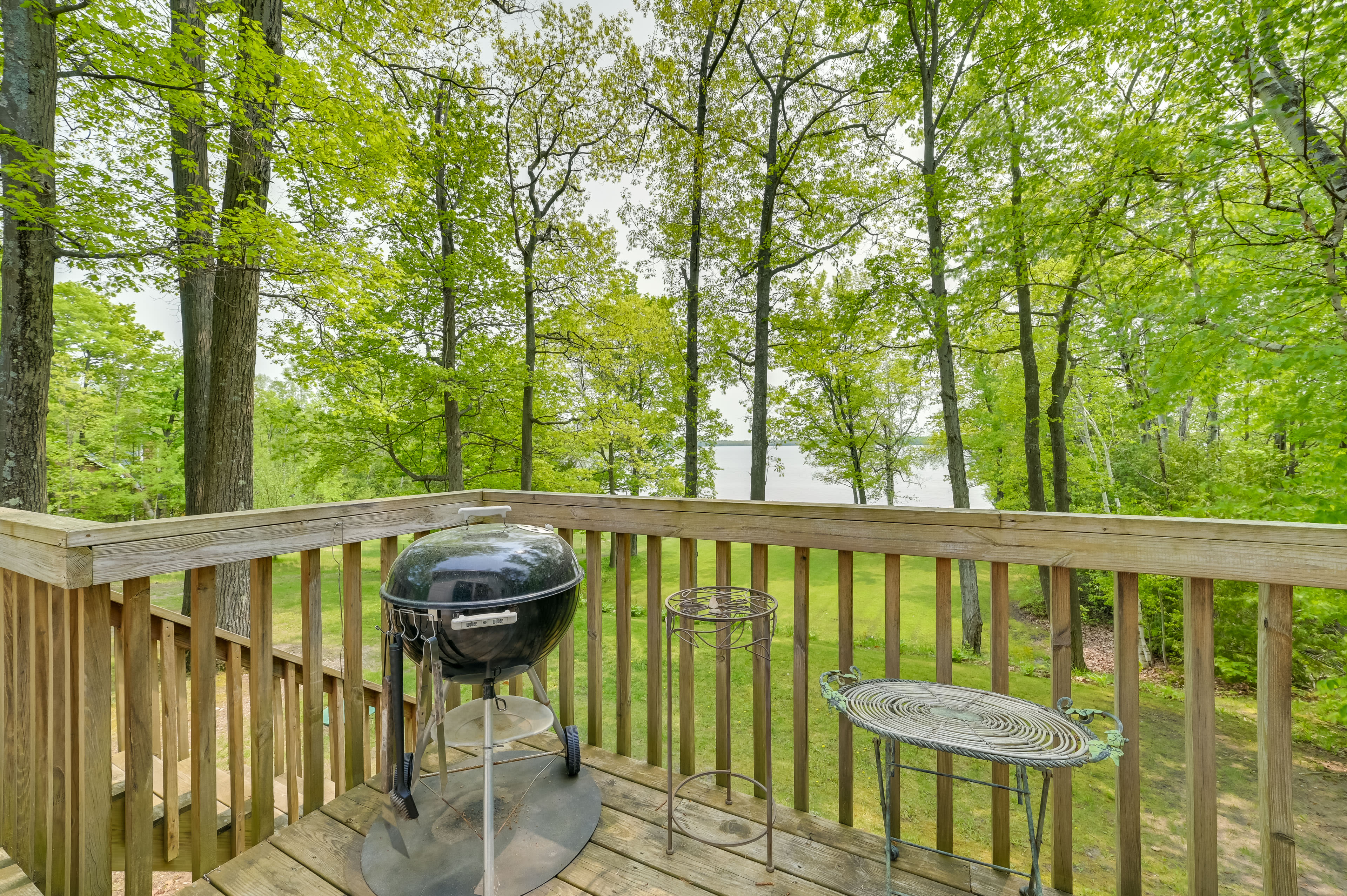 Private Deck | Charcoal Grill