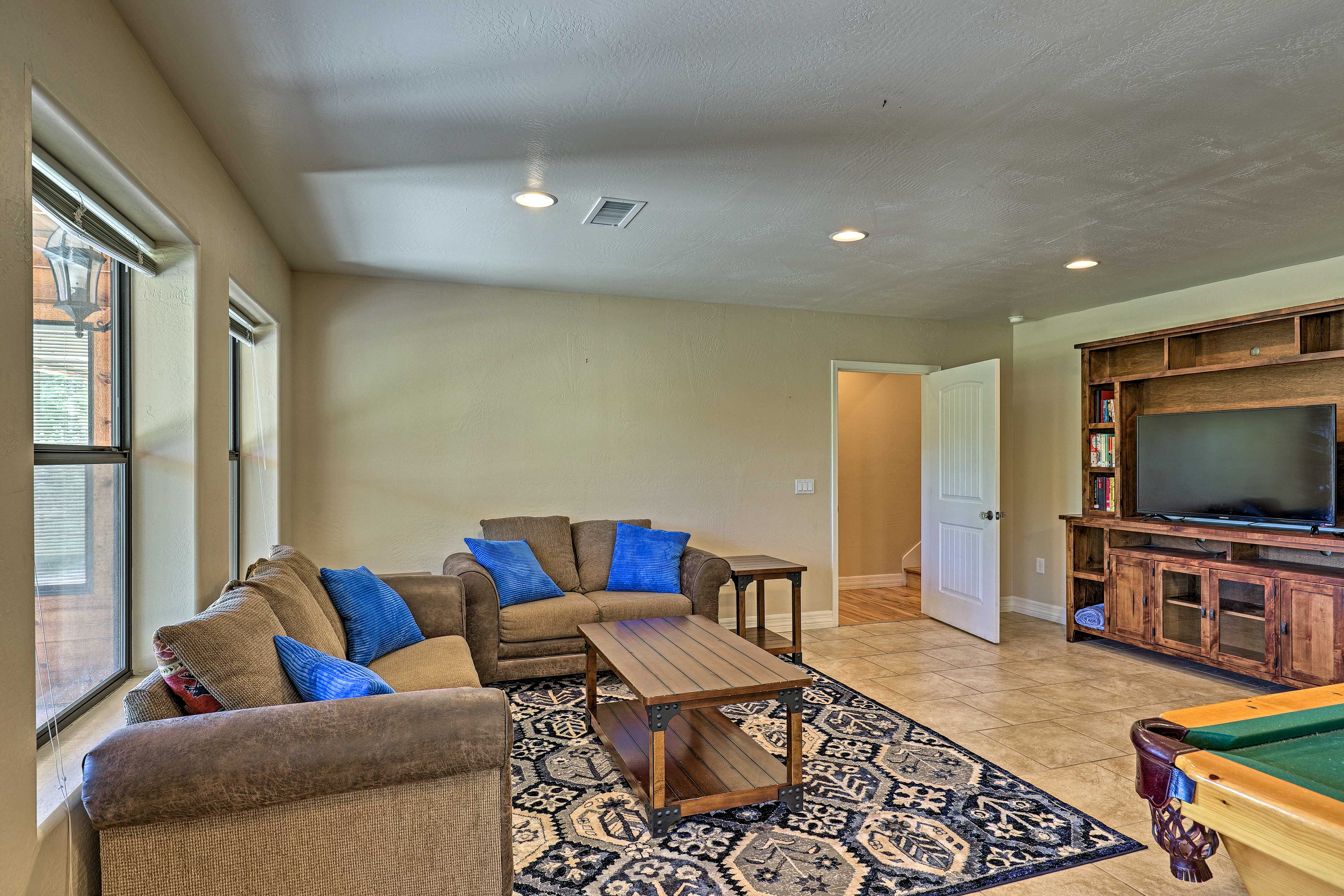 Lower-Level Living Area