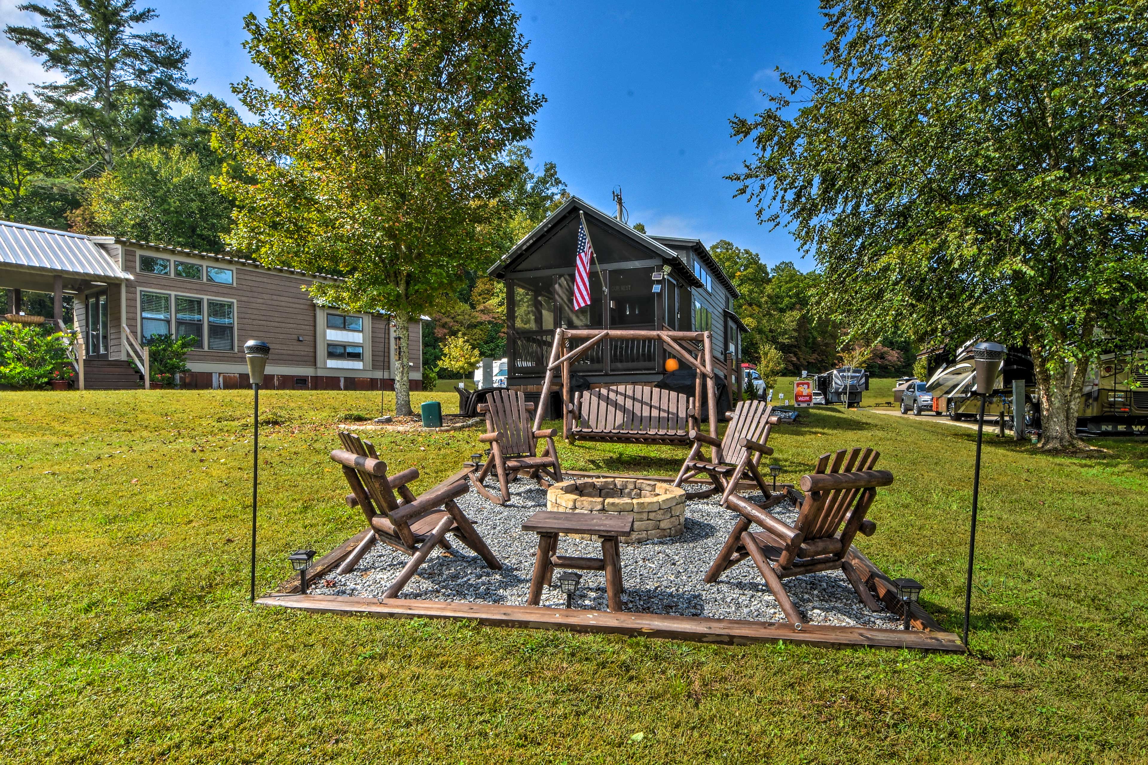 Private Outdoor Space | New Fire Pit