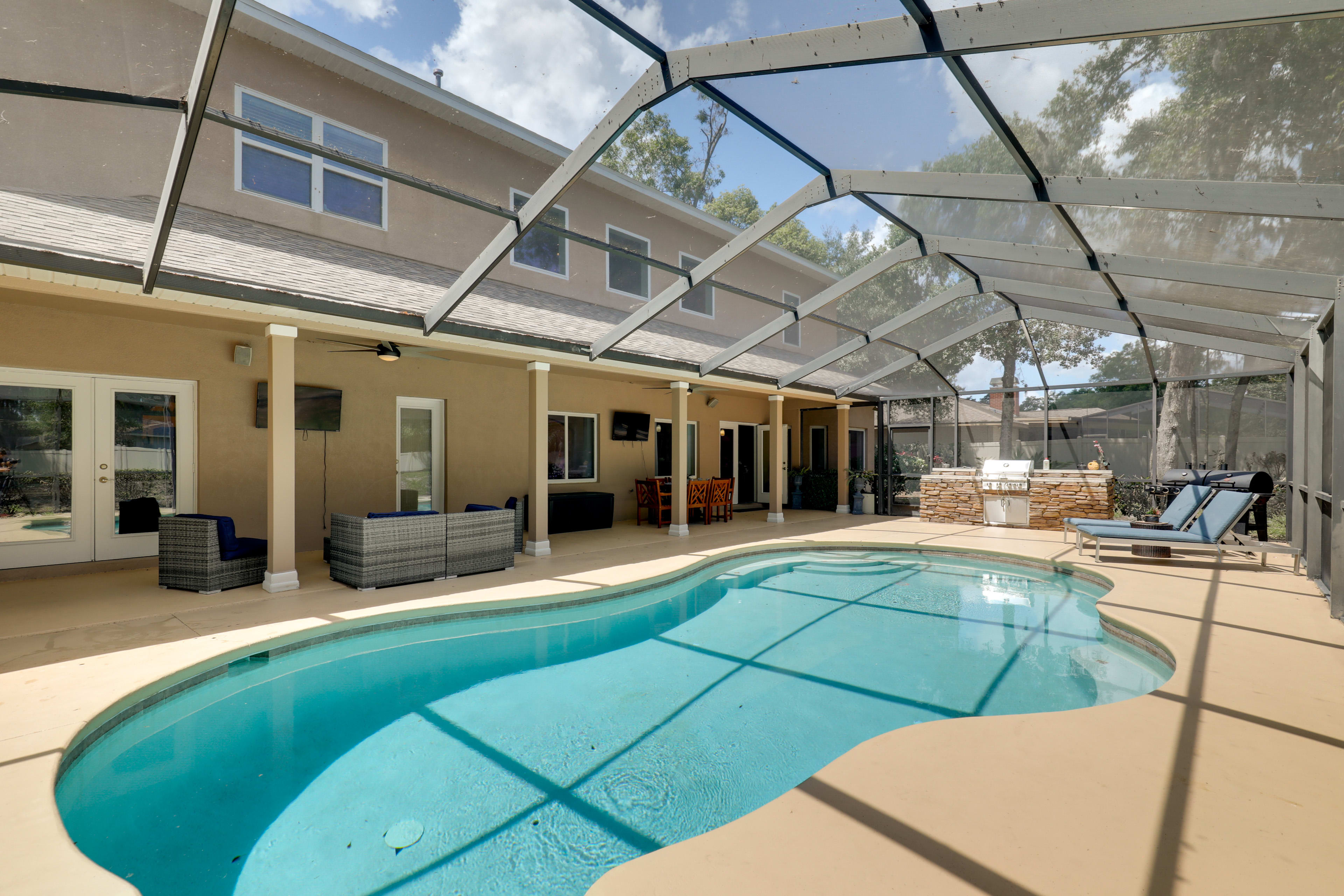 Lanai | Private Pool | 2-Story Home | Keyless Entry