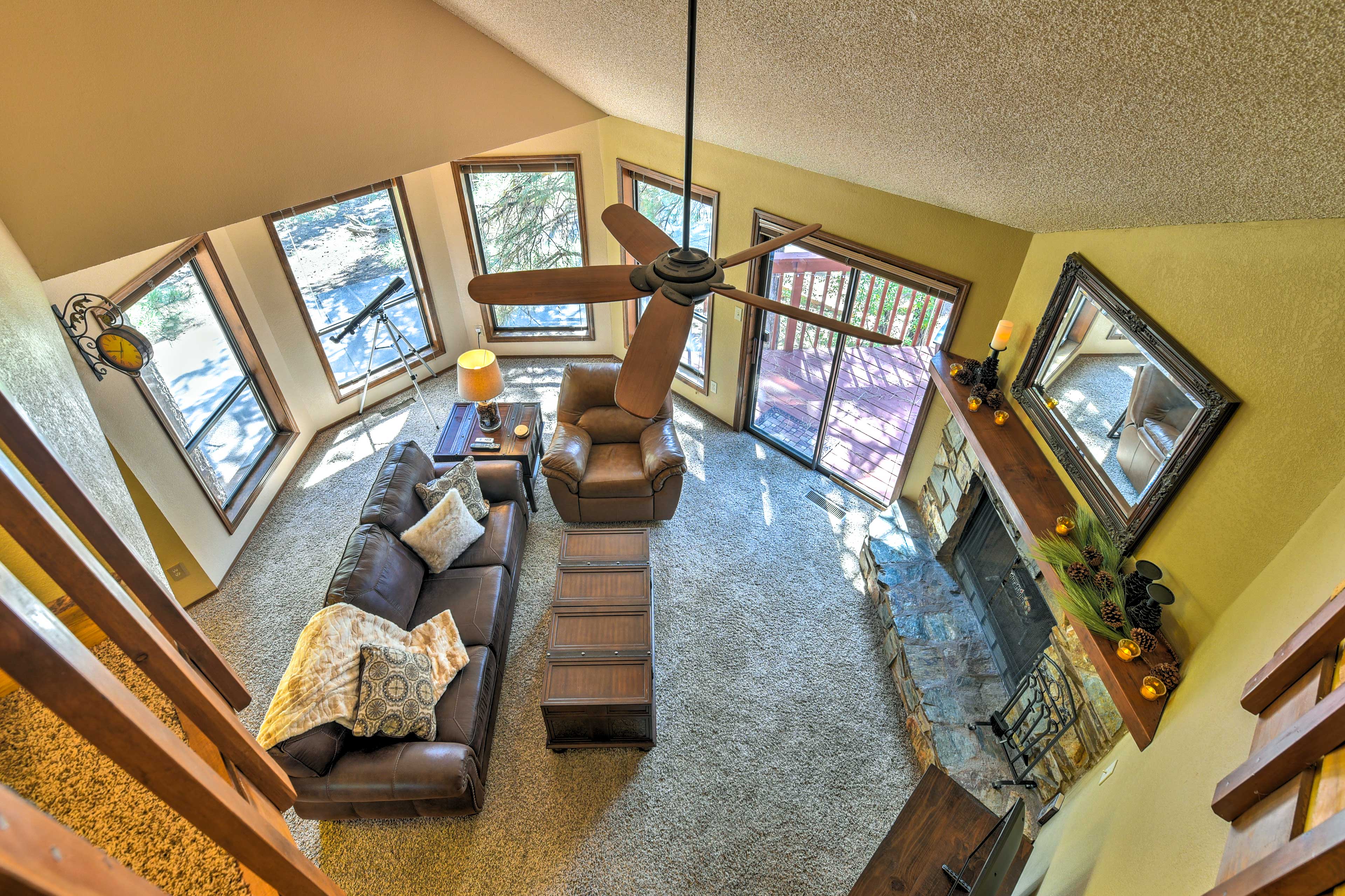 Upstairs Living Room View