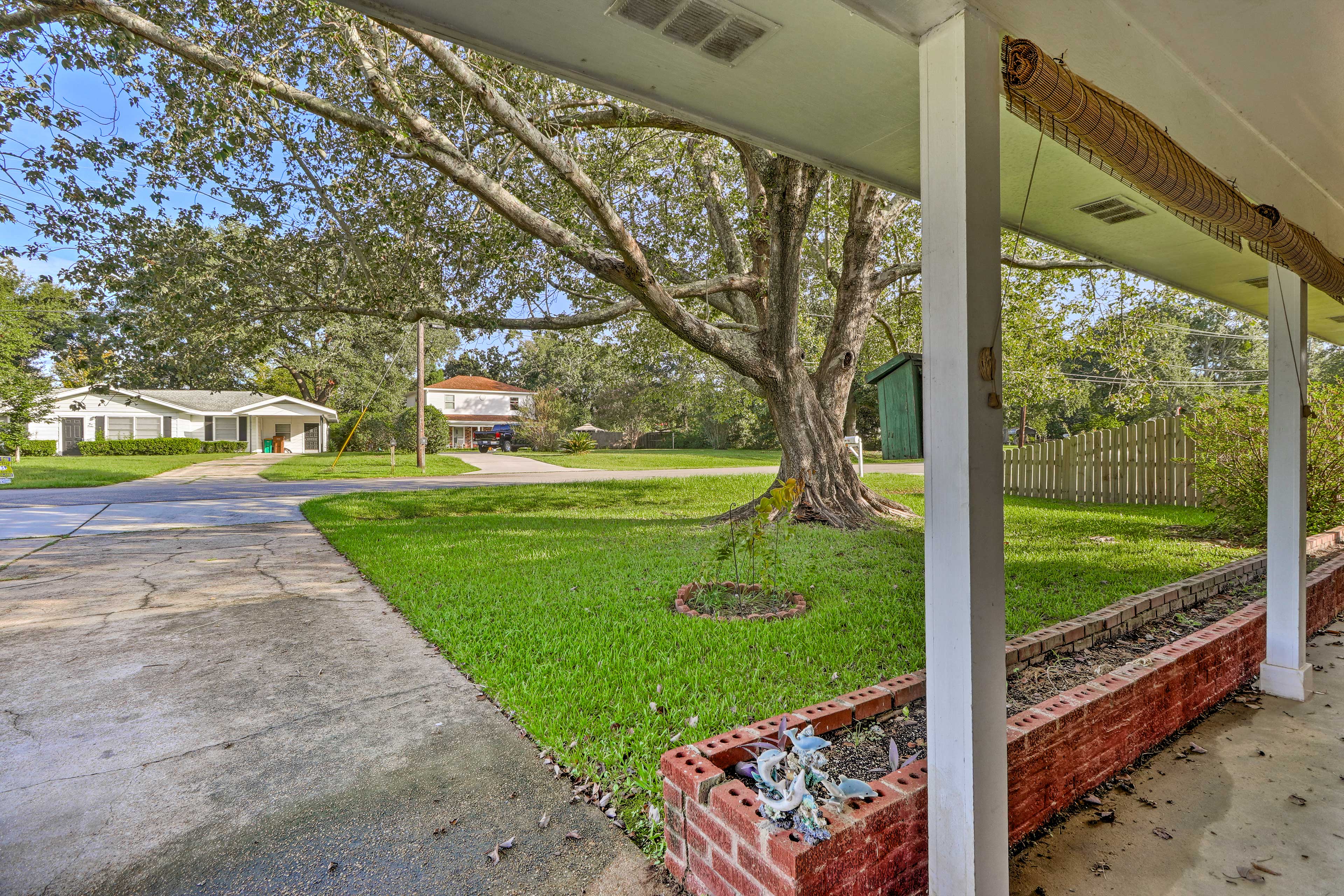 Private Covered Porch