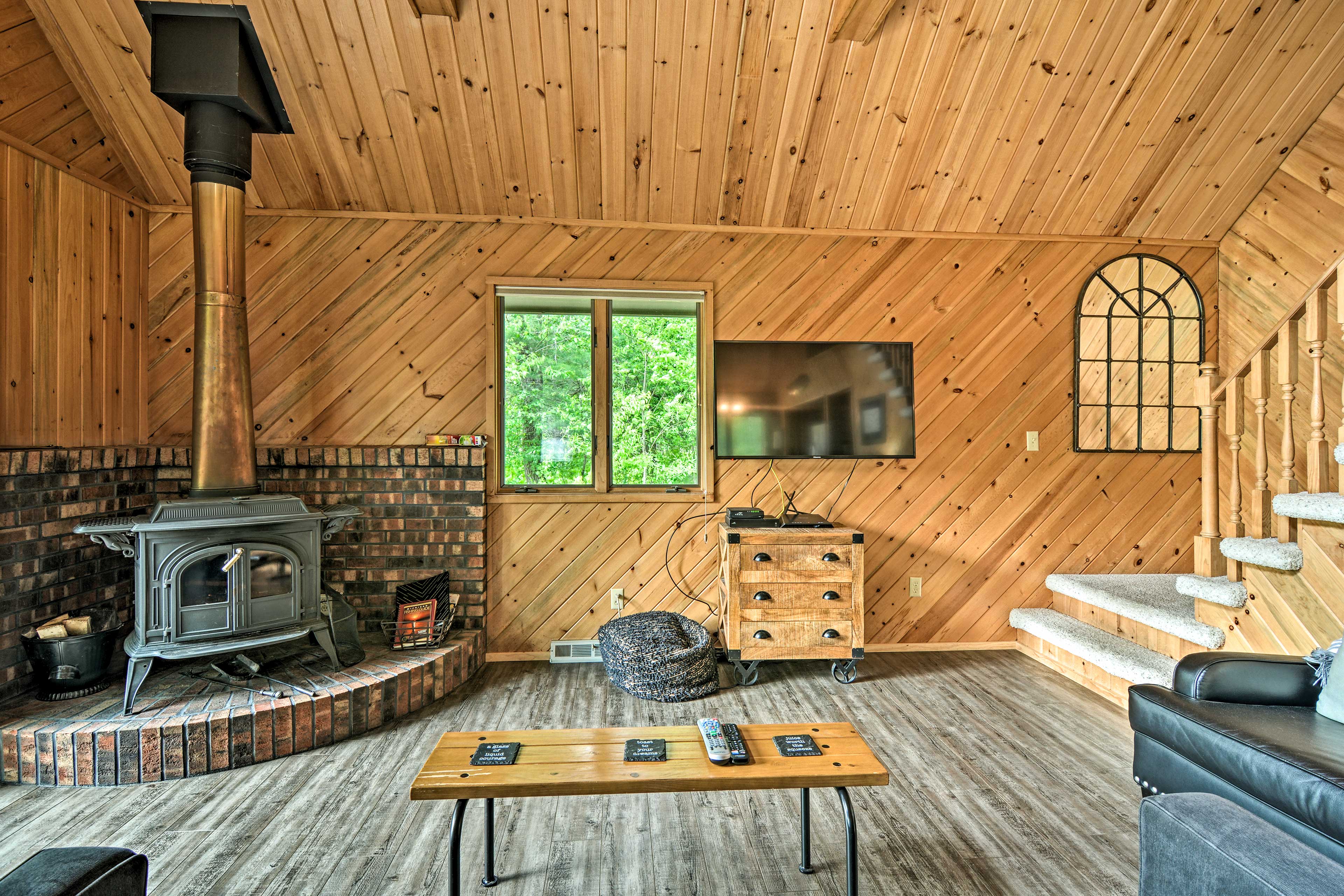 Living Area | Wood-Burning Stove