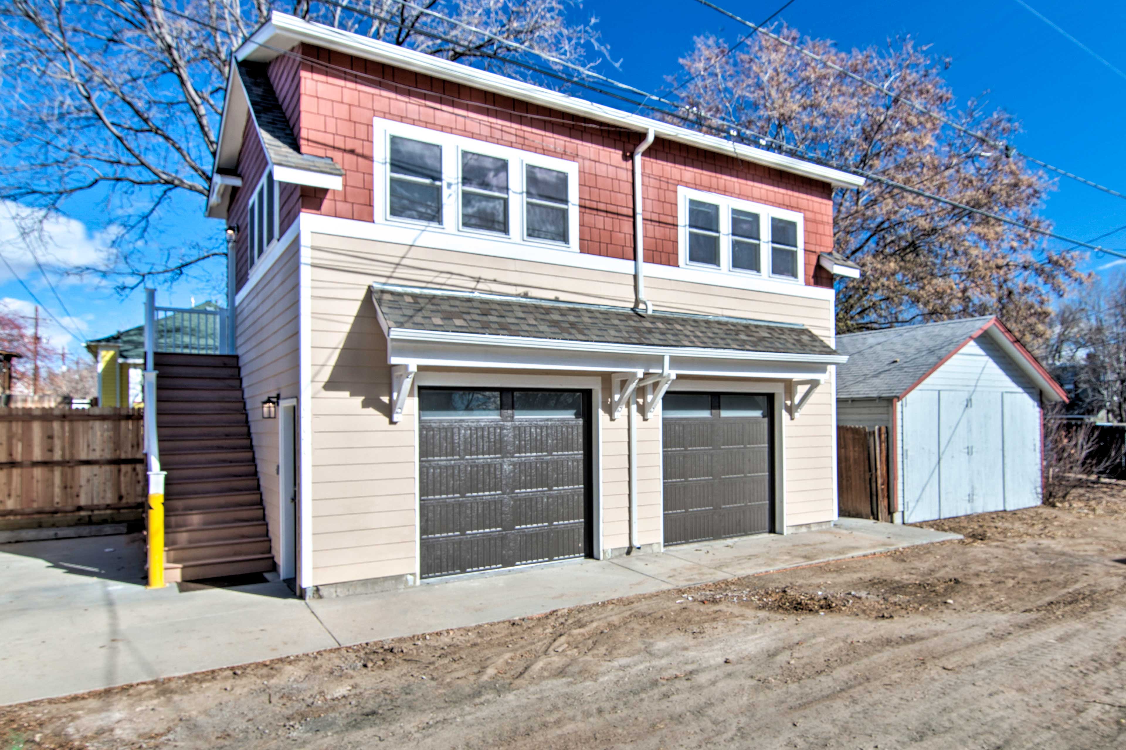 Driveway (1 Compact Vehicle) | Free Street Parking (First-Come, First-Served)