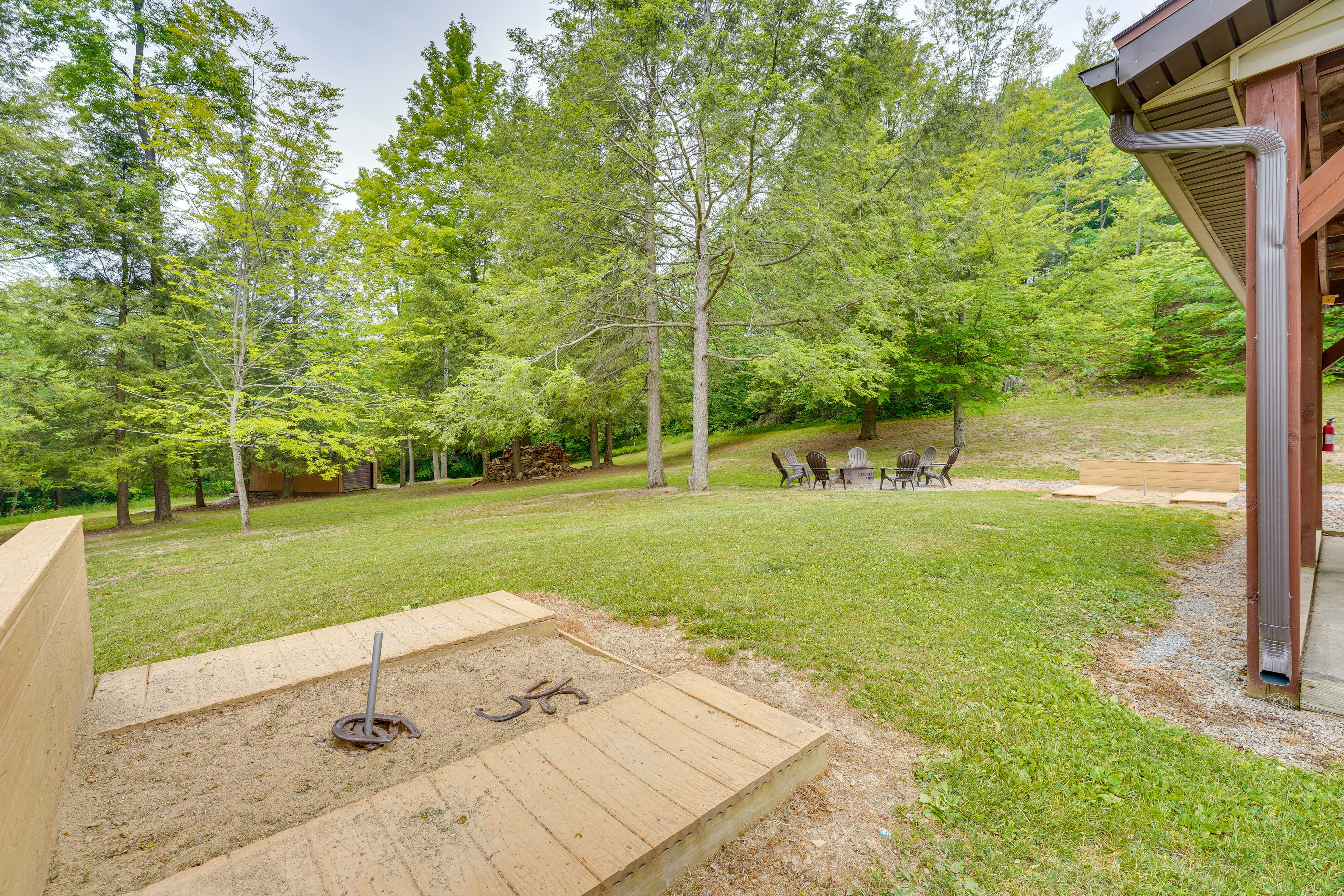 Yard Space | Horse Shoes | Fire Pit