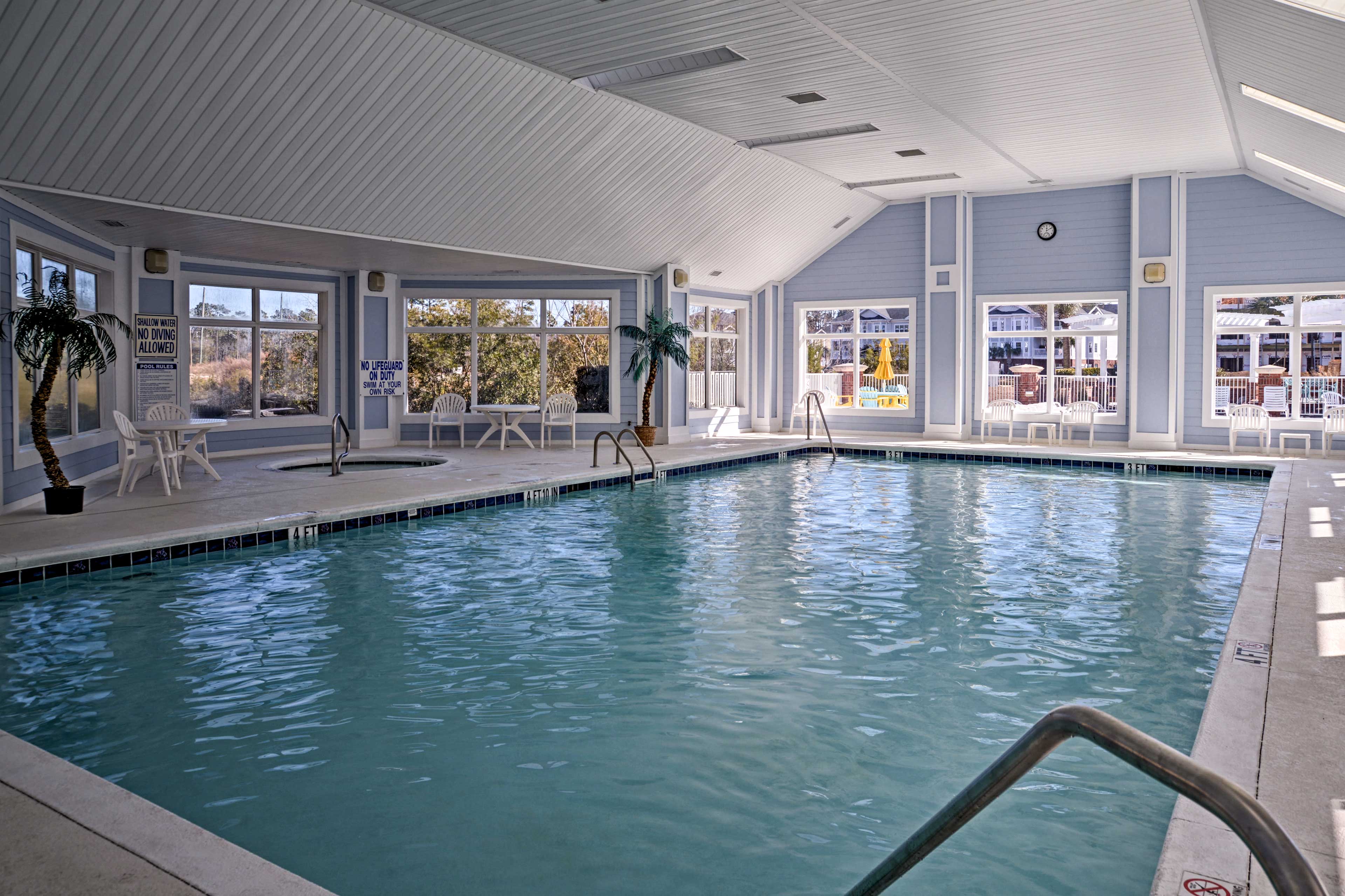 Community Amenities | Indoor Heated Pool & Hot Tub | Pass Required