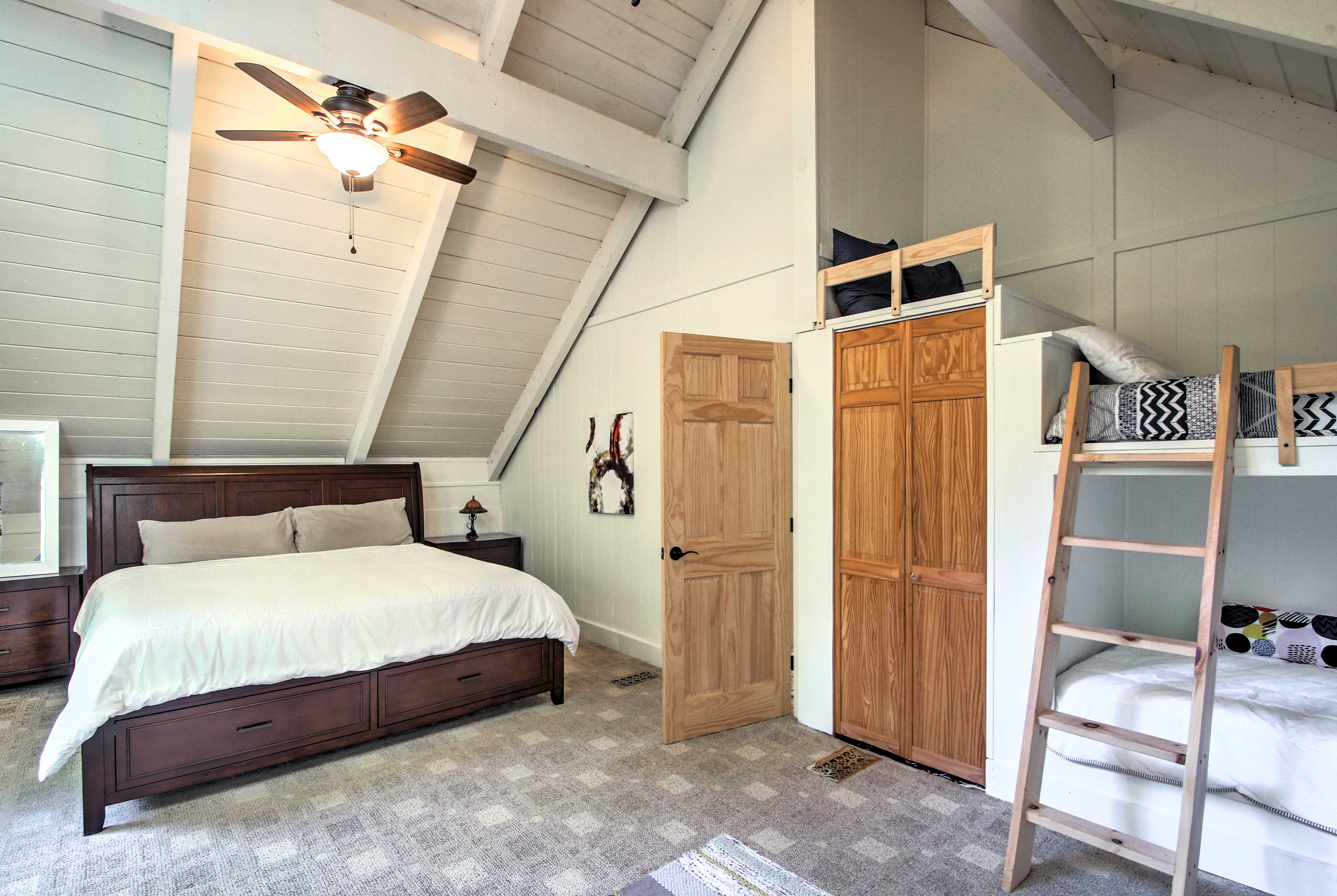 Bedroom 1 | King Bed, Twin Bunk Bed, Sleeper Sofa