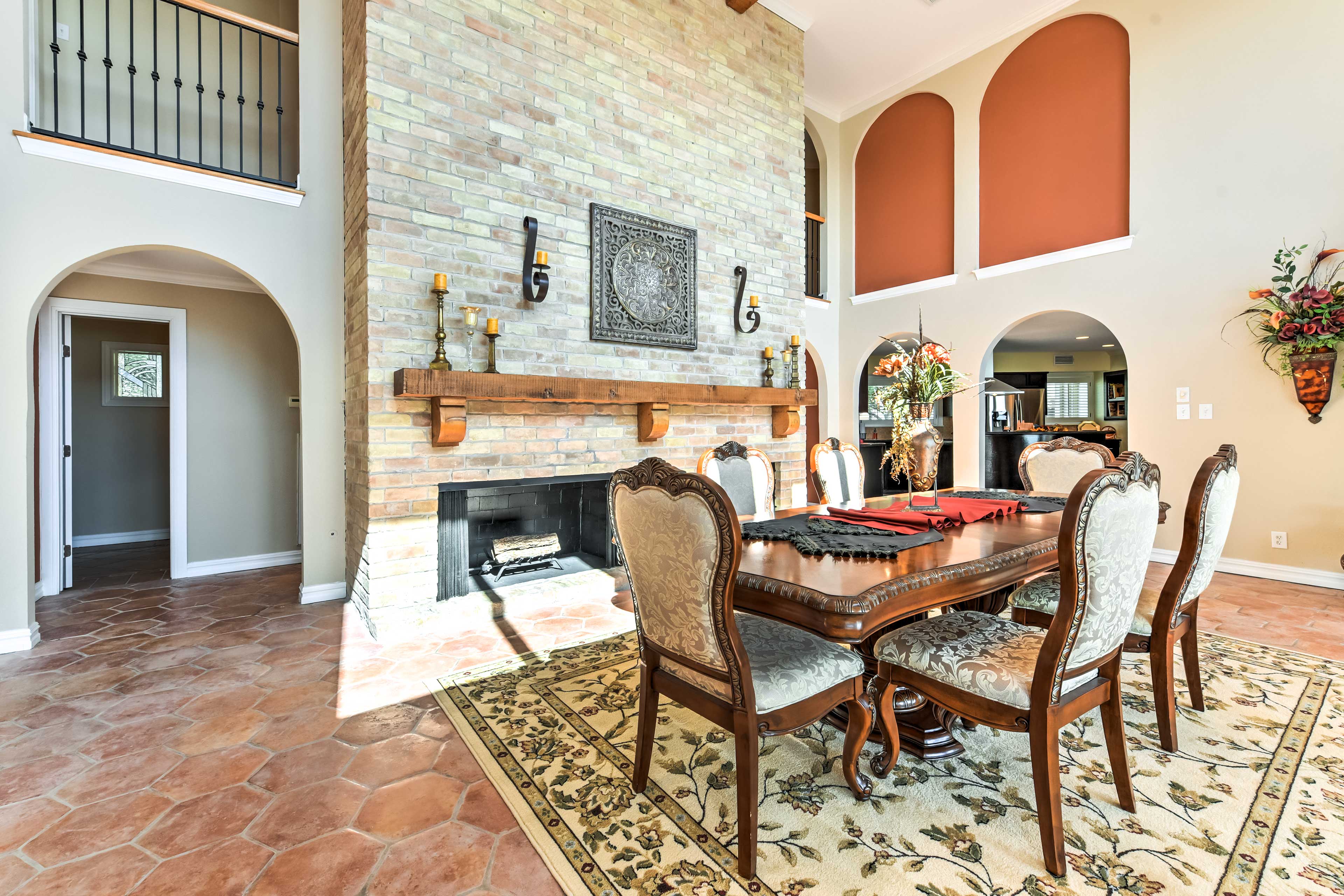 Formal Dining Room | Gas Fireplace