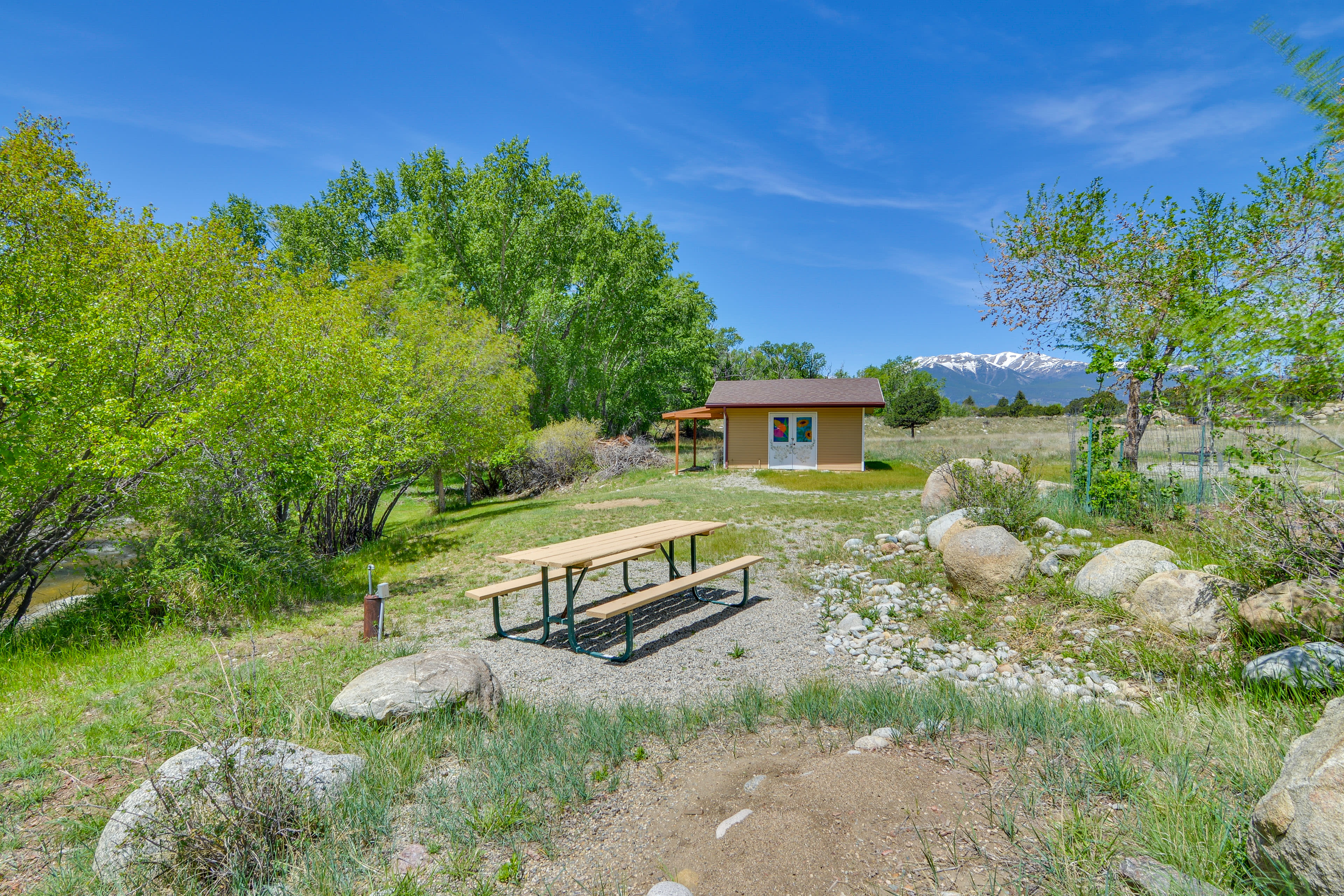 Detached Cabin Exterior | Fire Pit