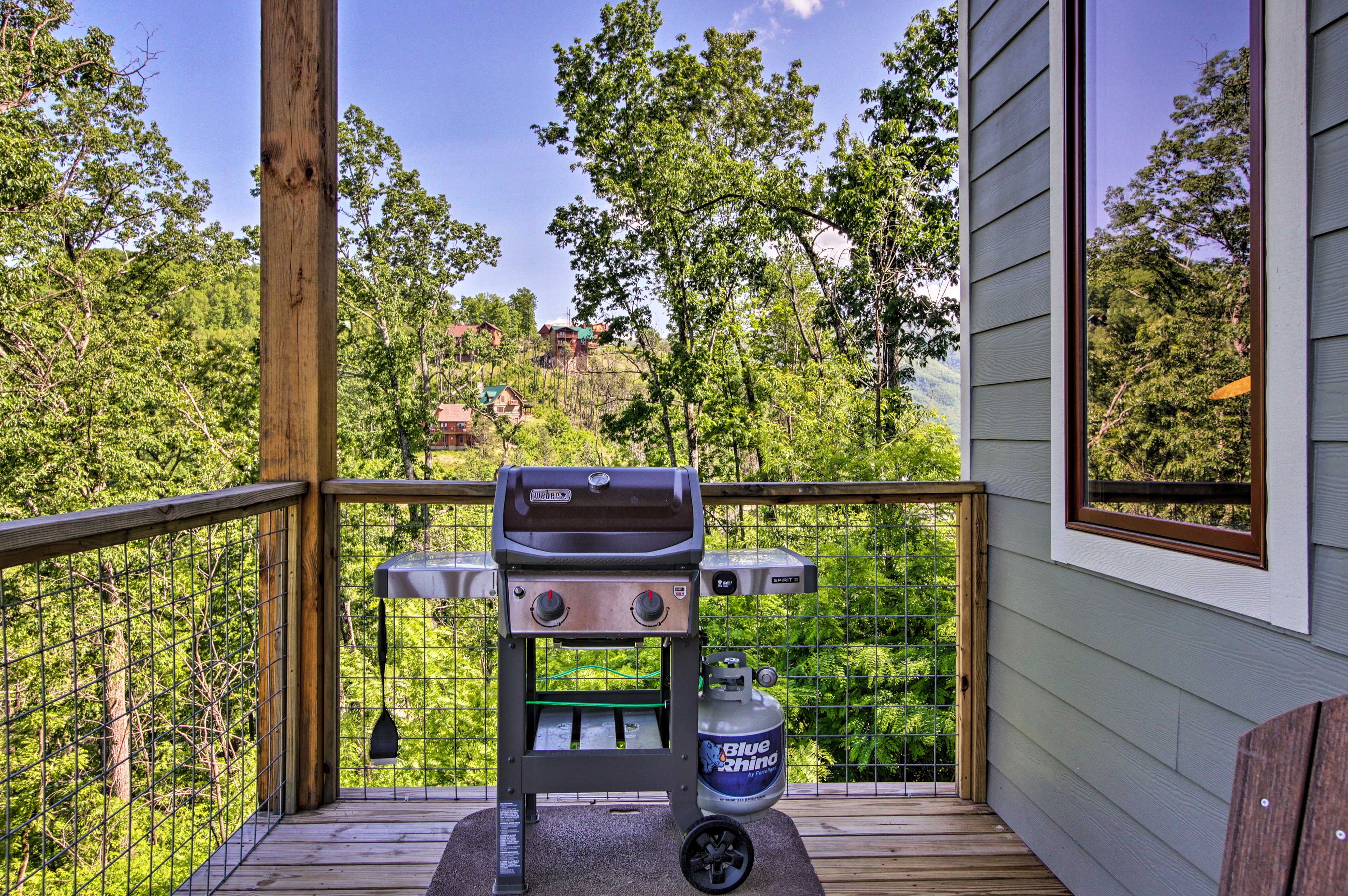 Fire up the gas grill for an at-home barbecue.