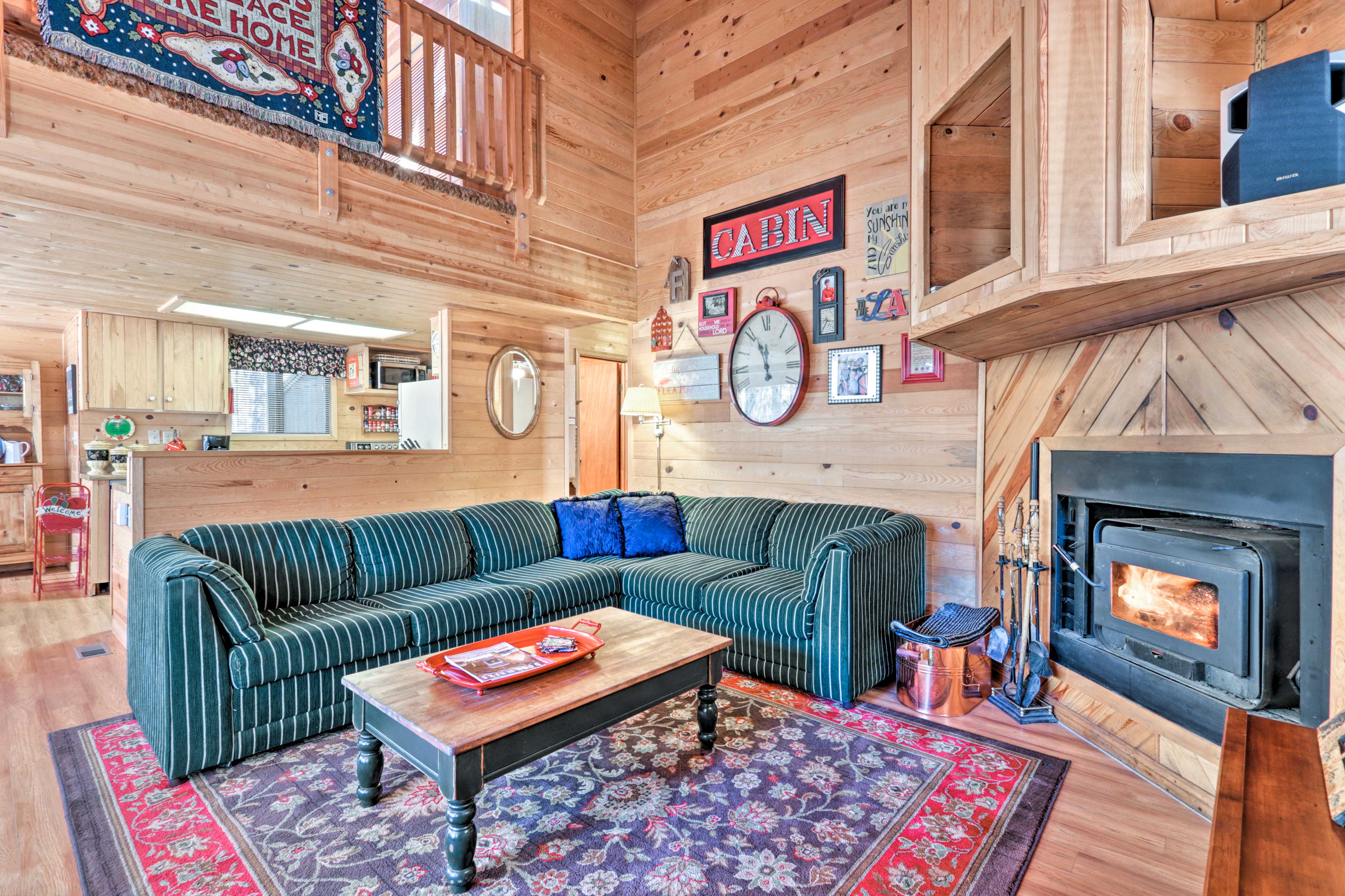 This cozy 3-bedroom, 2-bath vacation rental cottage awaits you.