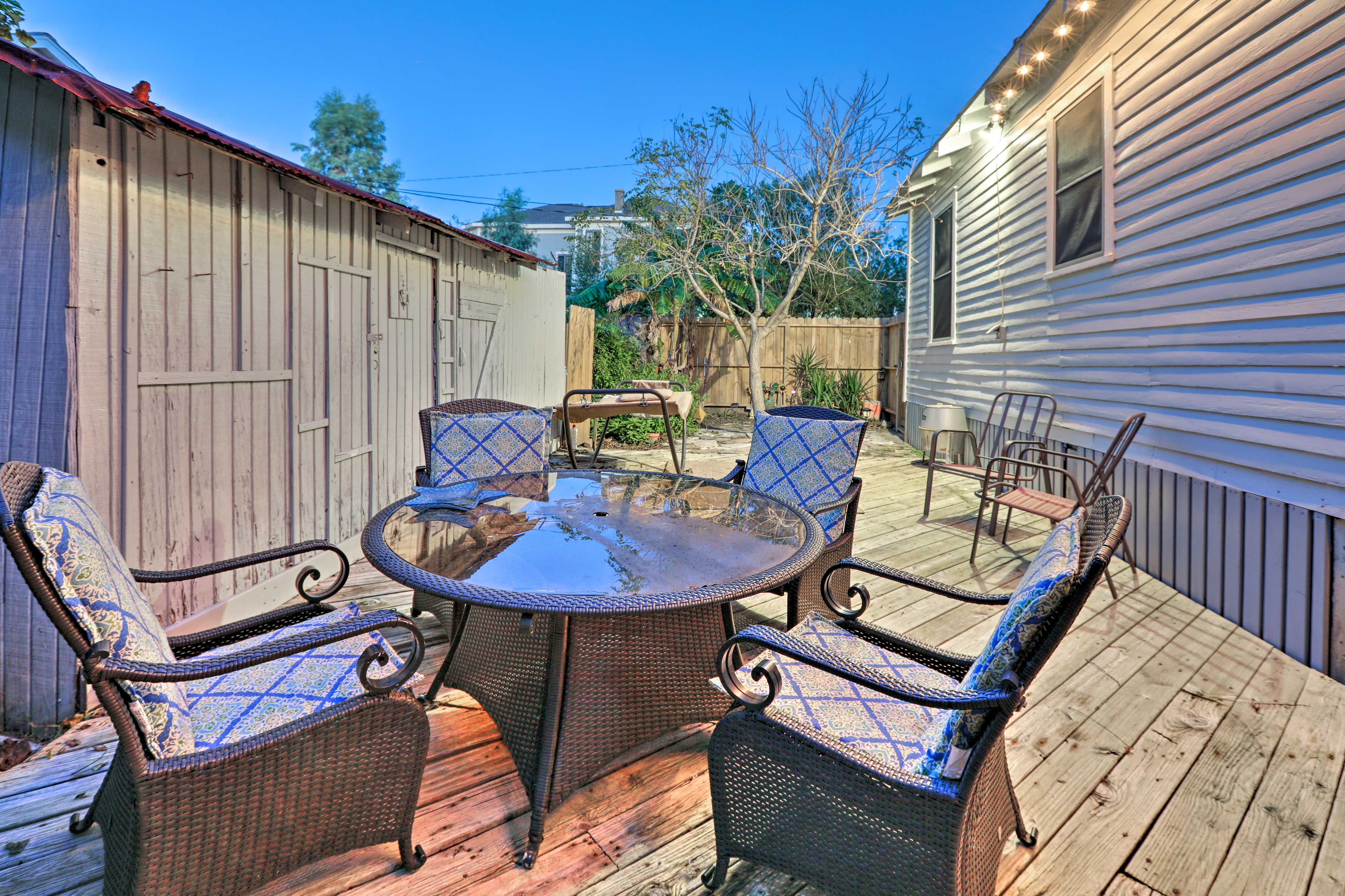 Private Deck | Outdoor Dining | Fenced Backyard