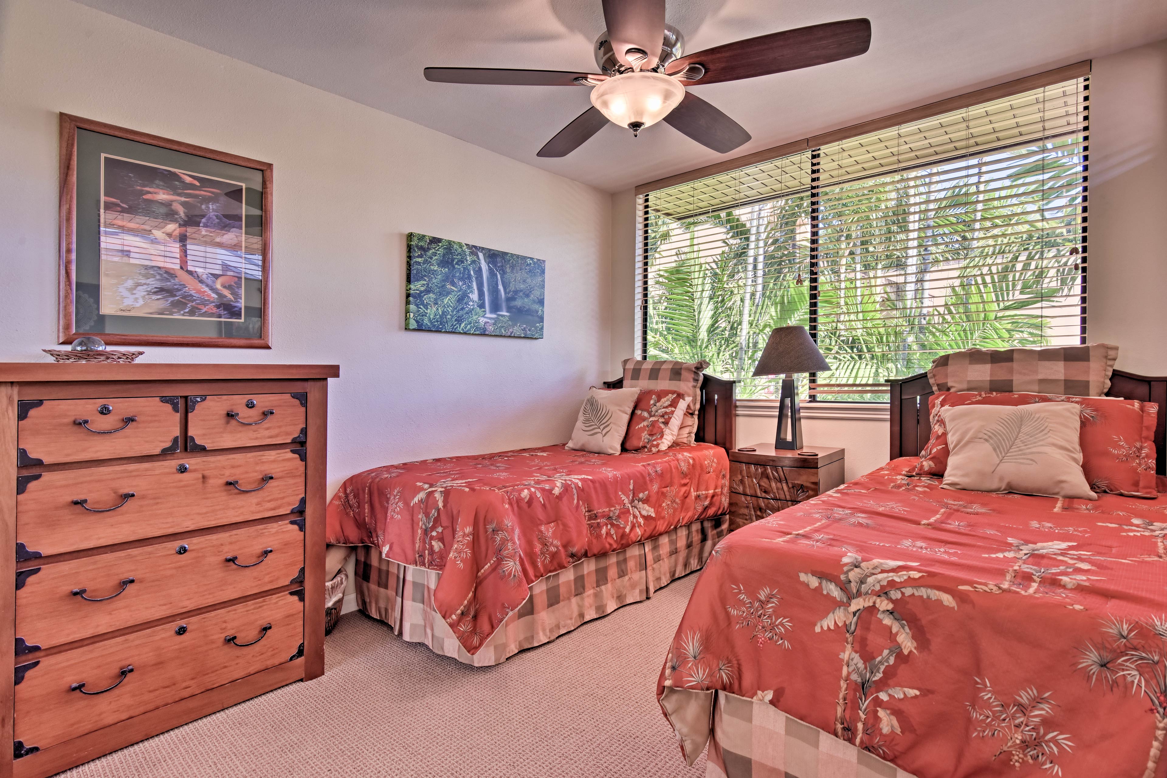 Your kiddos are sure to sleep soundly in the second bedroom.