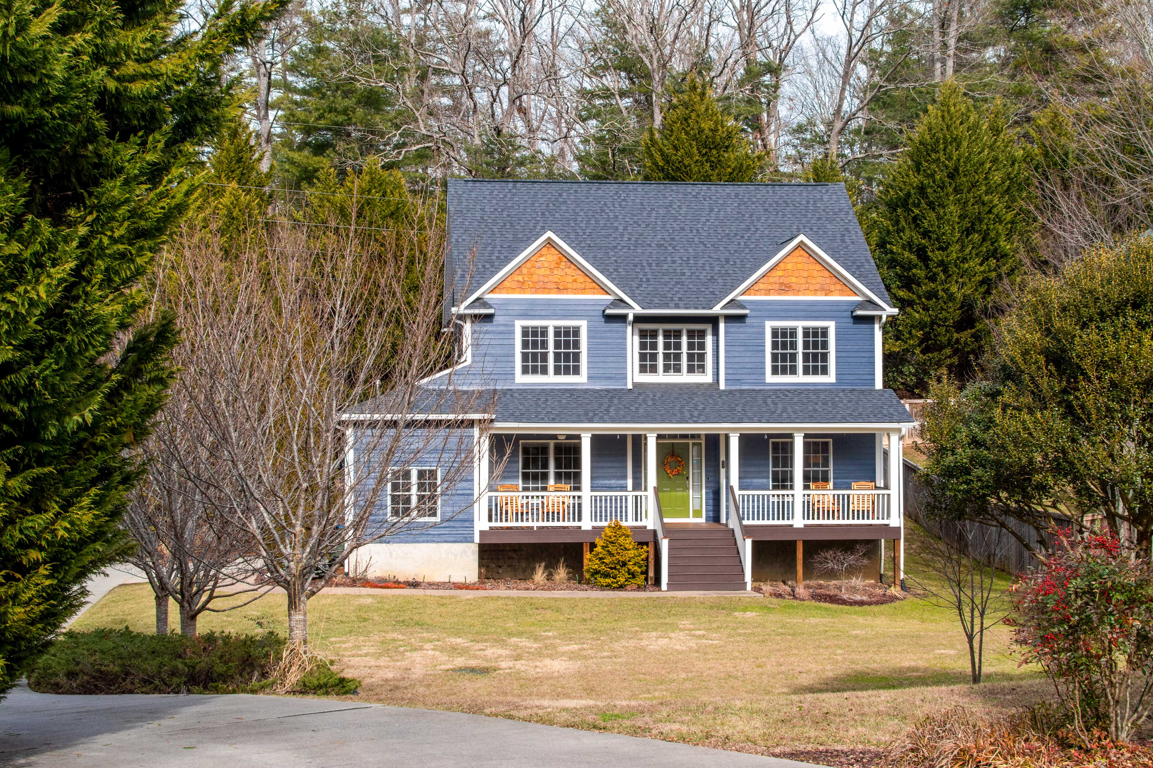 Asheville Vacation Rental | 3BR | 2.5BA | 2,200 Sq Ft | Stairs Required