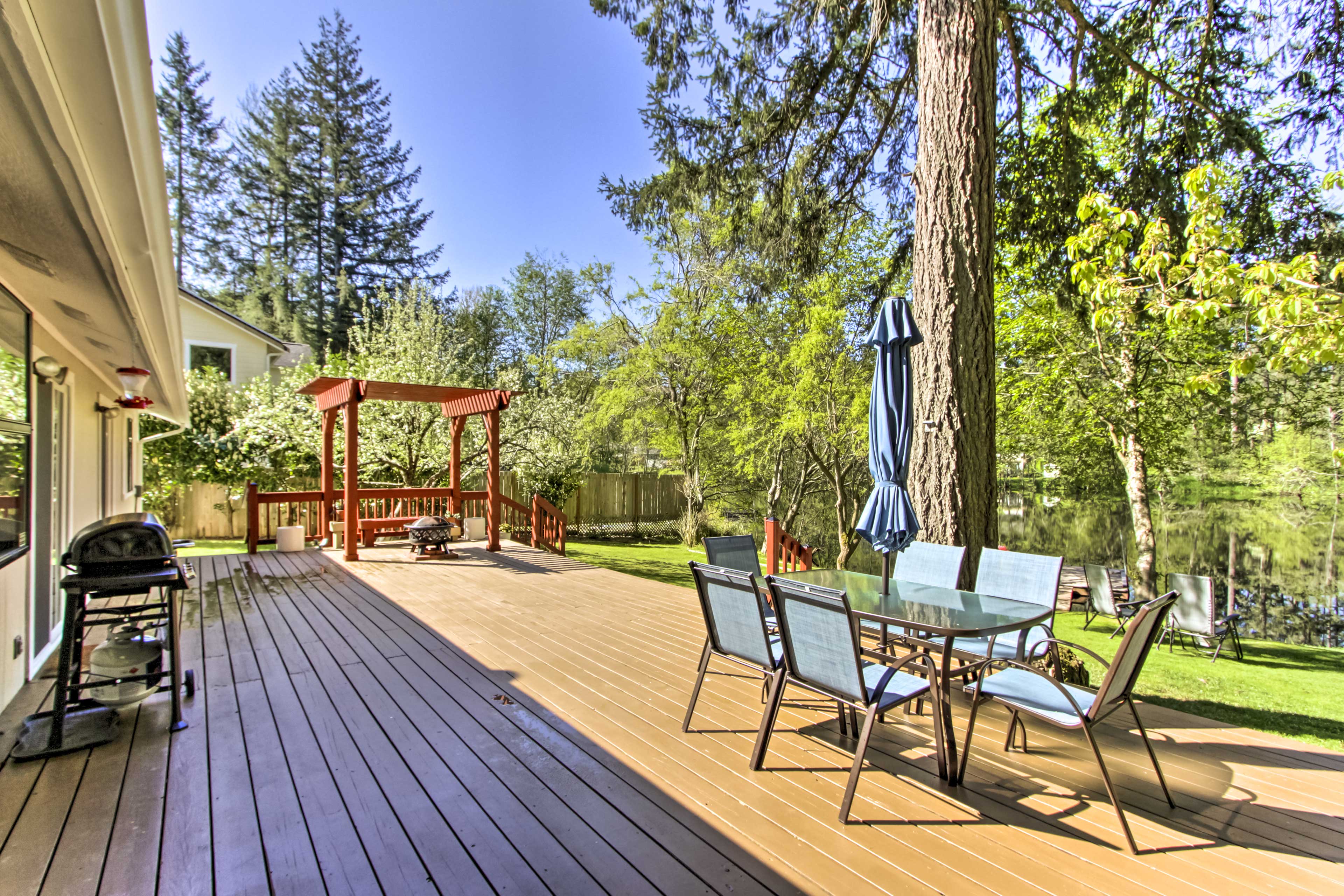 Spacious Deck | Outdoor Dining | Fire Pit | Gas Grill