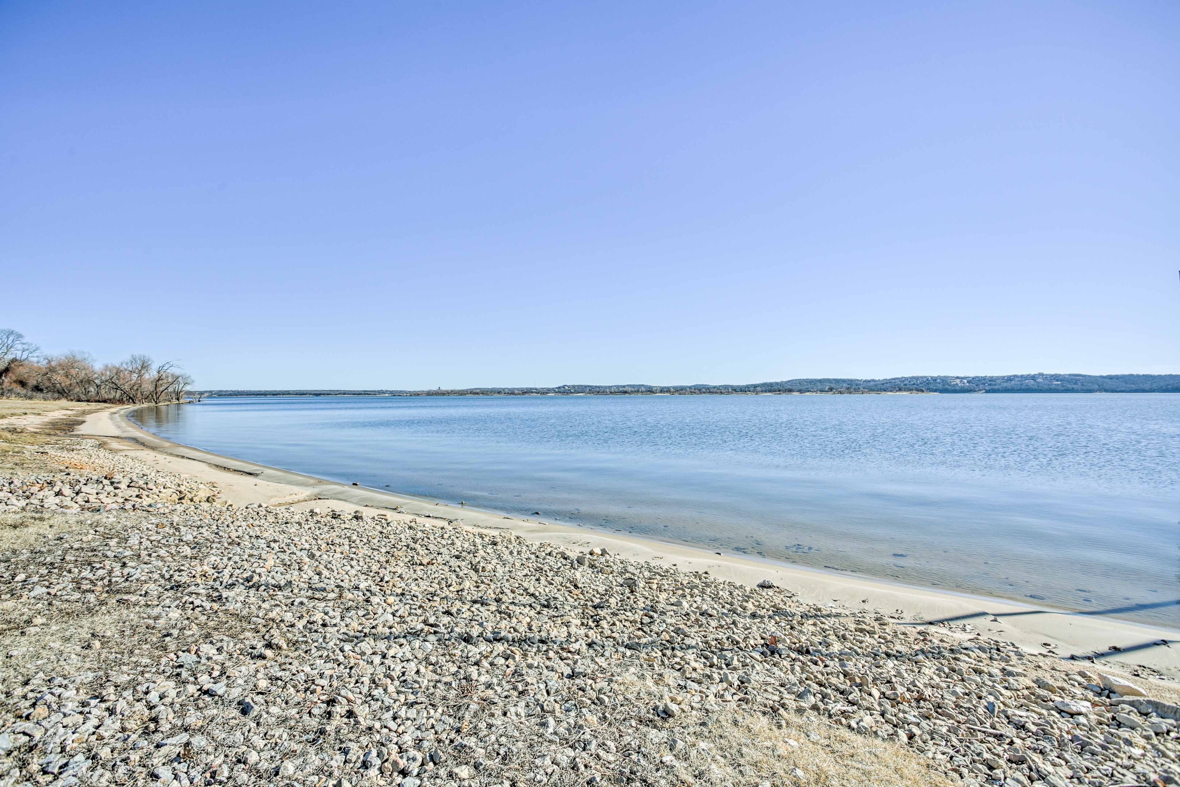 Walk to Lake Texoma